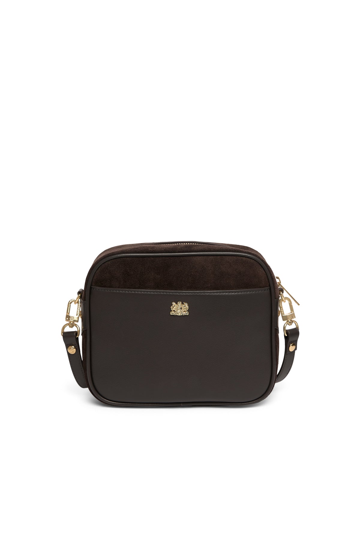 Country Camera Bag - Chocolate Suede