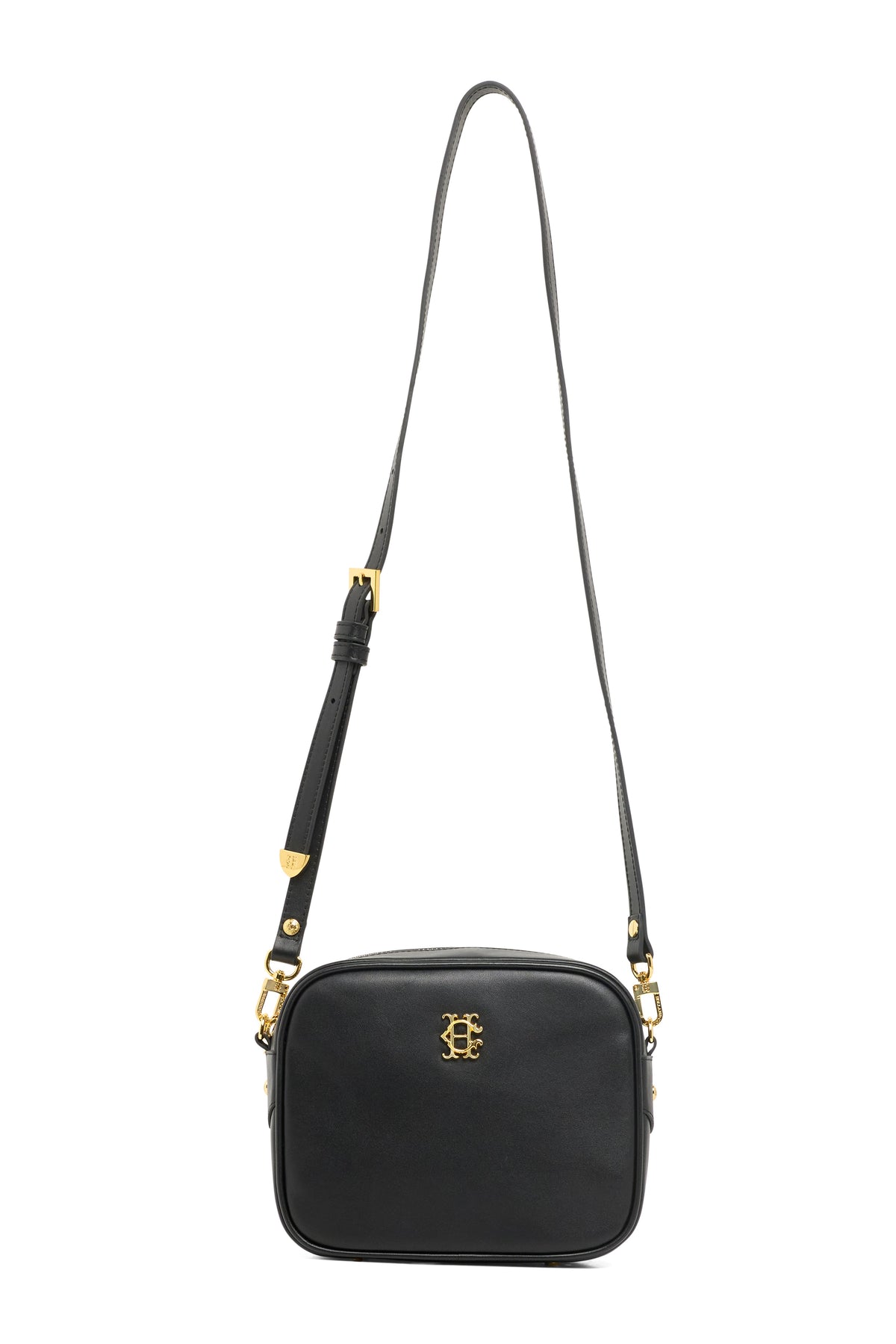 Country Camera Bag - Black Leather