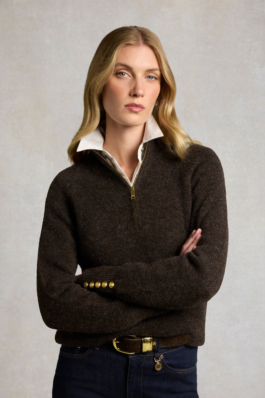 Tori Quarter Zip Knit