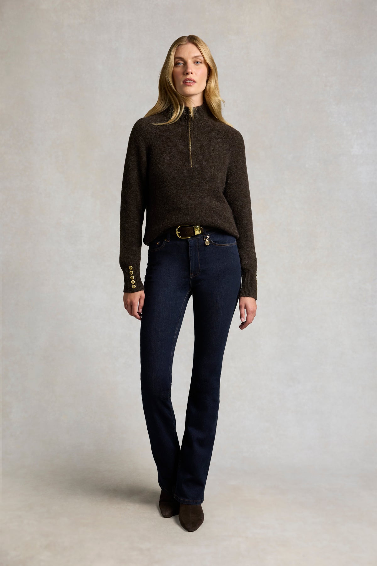 Tori Quarter Zip Knit