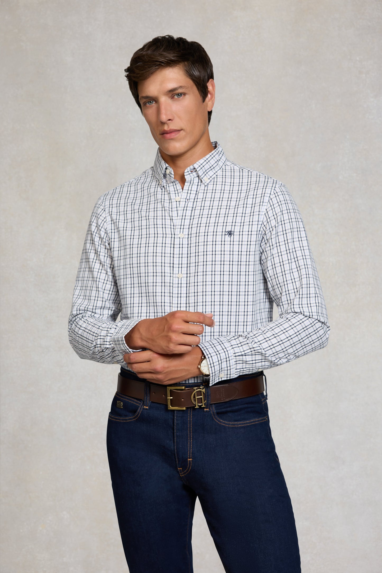 Men's Classic Woven Button Down Shirt
