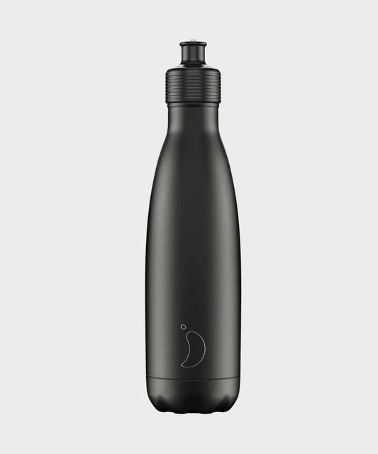 Original Bottle Sports Sports Monochrome Black 500ml Plain