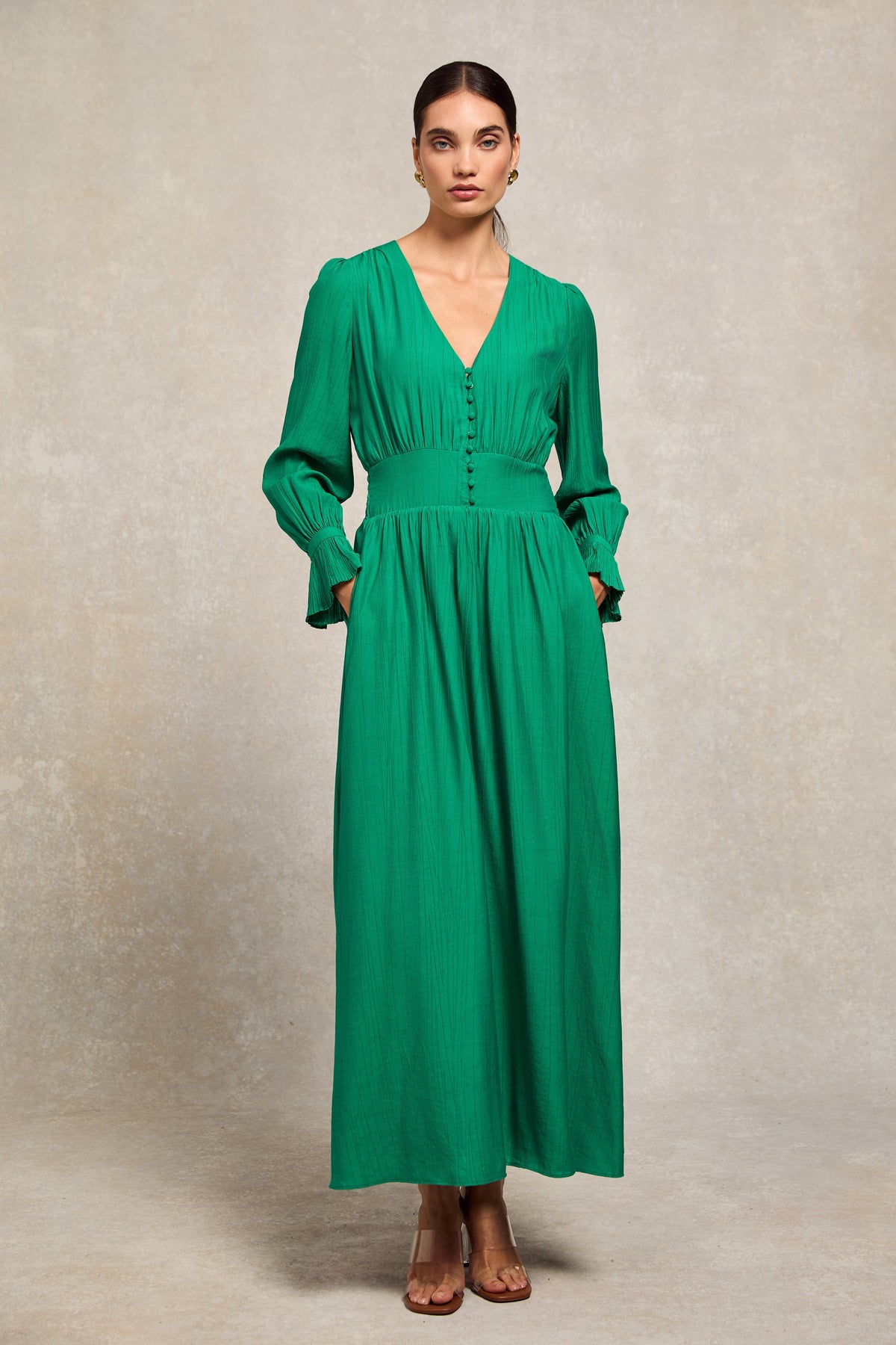 Phoebe V-Neck Maxi Dress