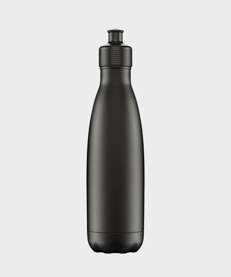 Original Bottle Sports Sports Monochrome Black 500ml Plain