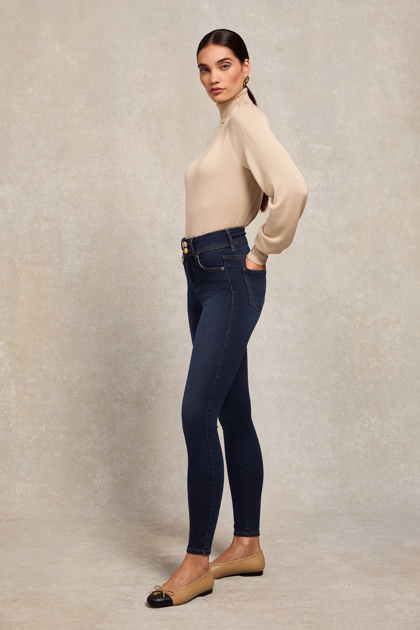 Contour Skinny Jean - Deep Indigo