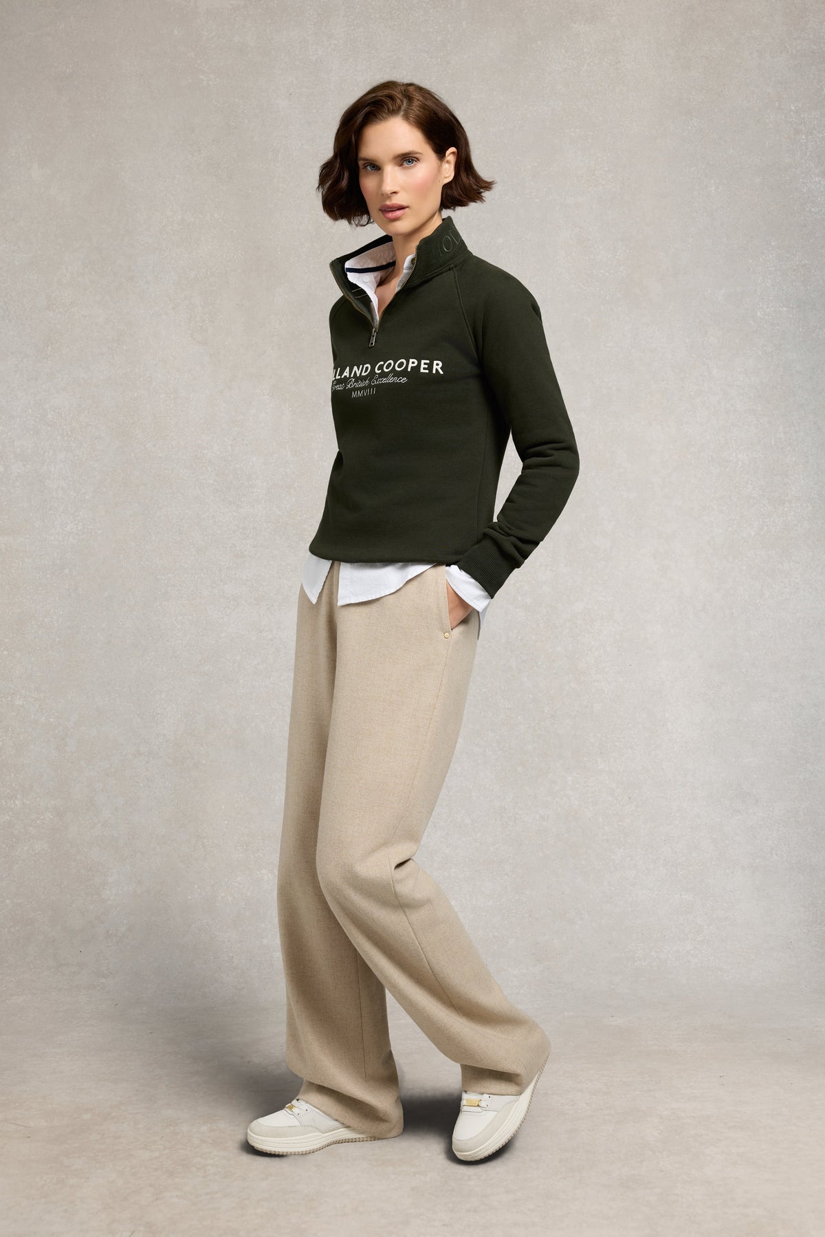 Sporting Goods Zip Henley