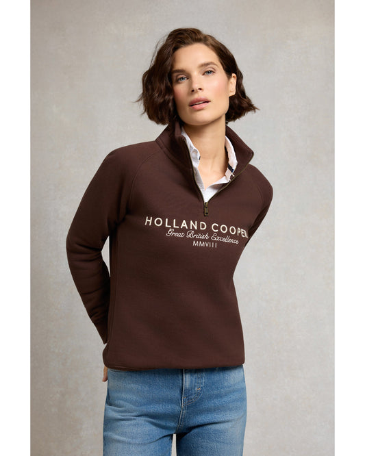 Sporting Goods Zip Henley