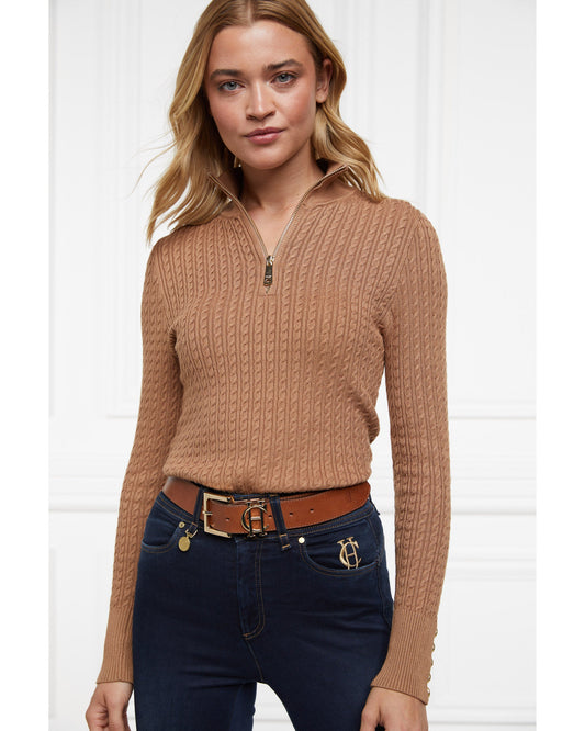 Ava Half Zip Knit