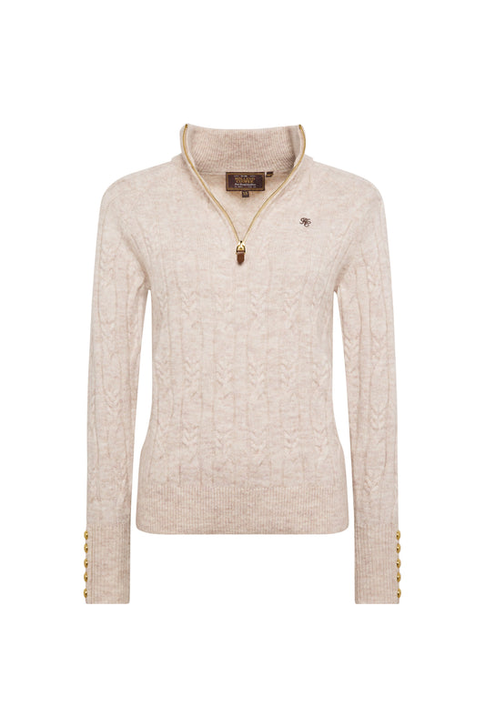 Bridget Quarter Zip Knit
