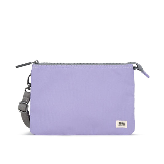 Carnaby Crossbody Xl Lavender Recycled Canvas