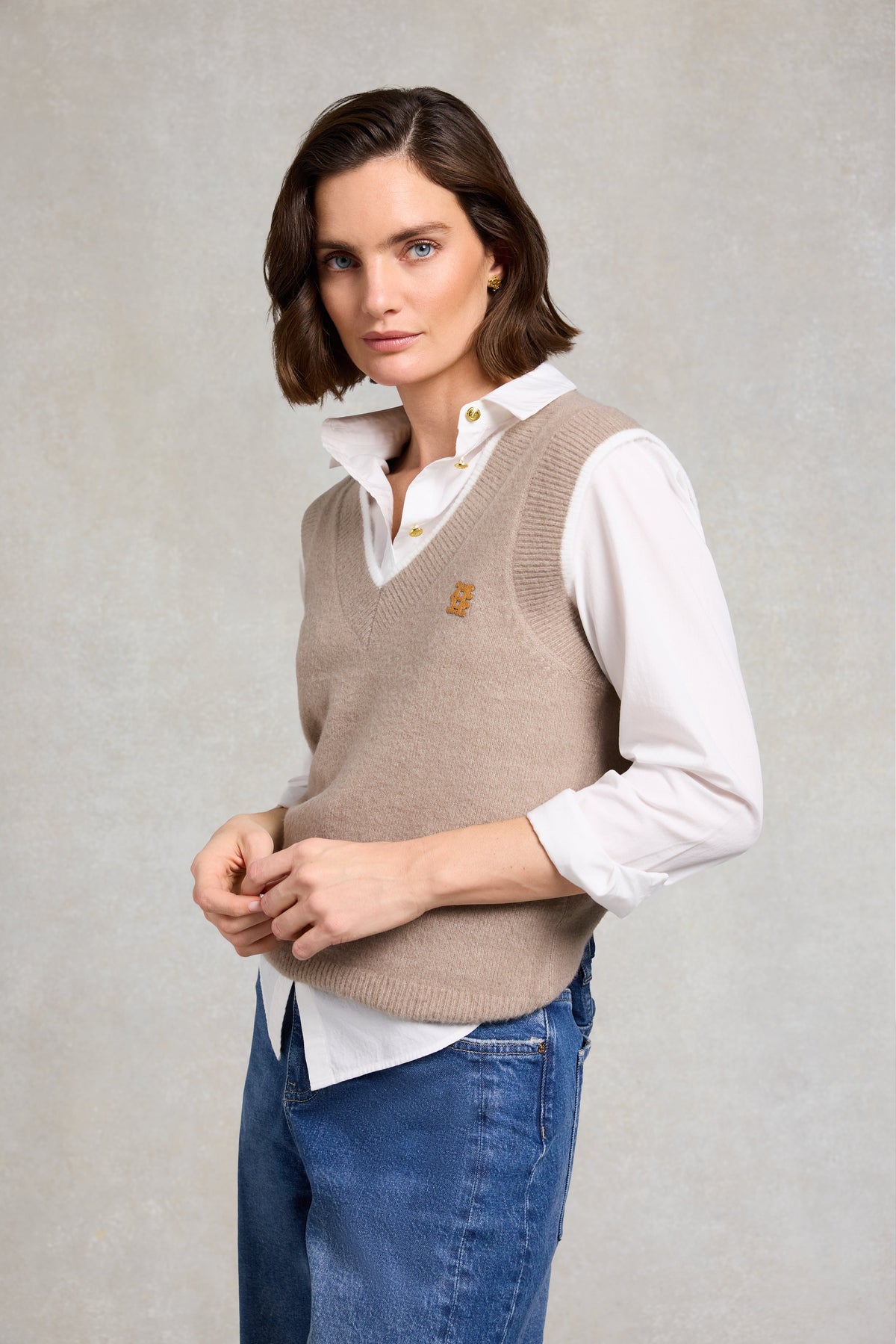 Cecilia Knitted V-Neck Tank
