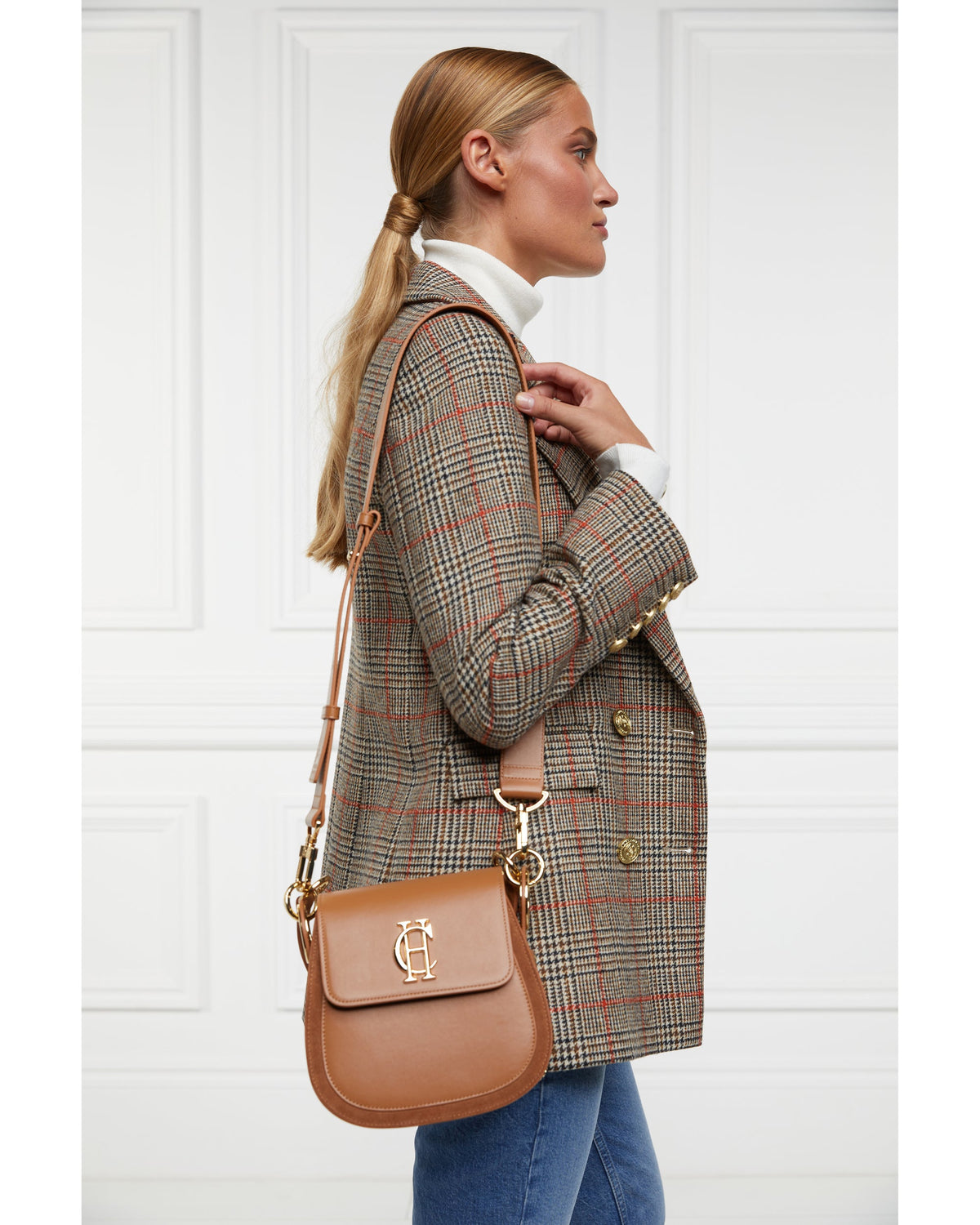 Chelsea Saddle Bag Tan