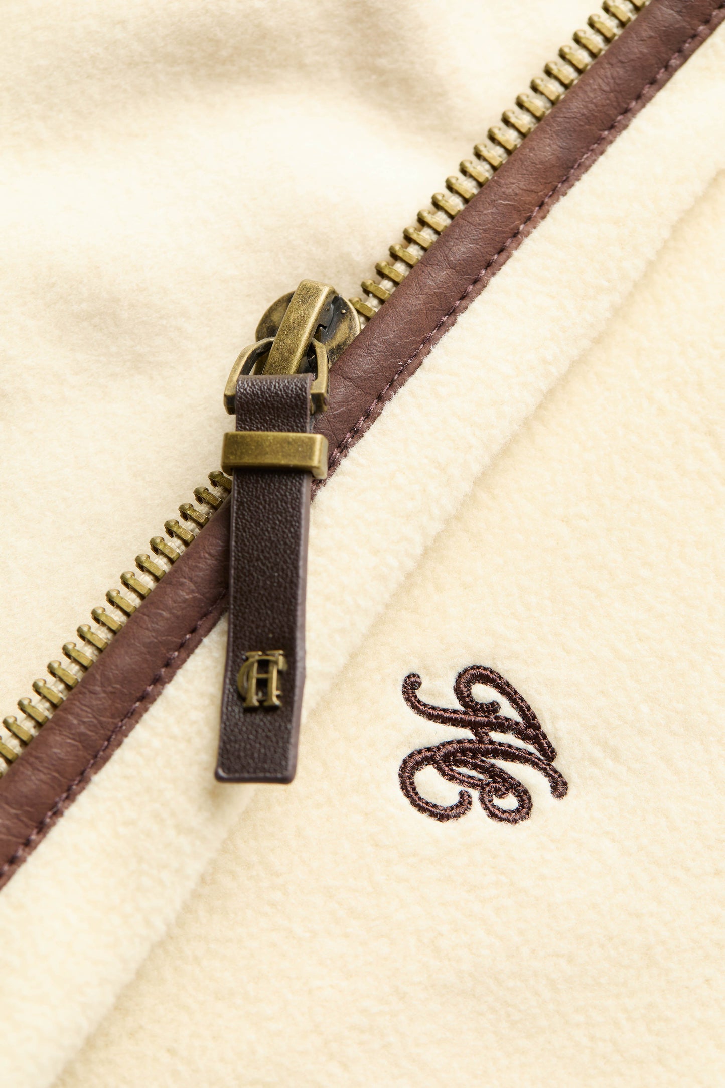 Country Fleece Gilet Cream