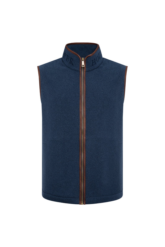 Country Fleece Gilet (Men's) - Dusty Blue