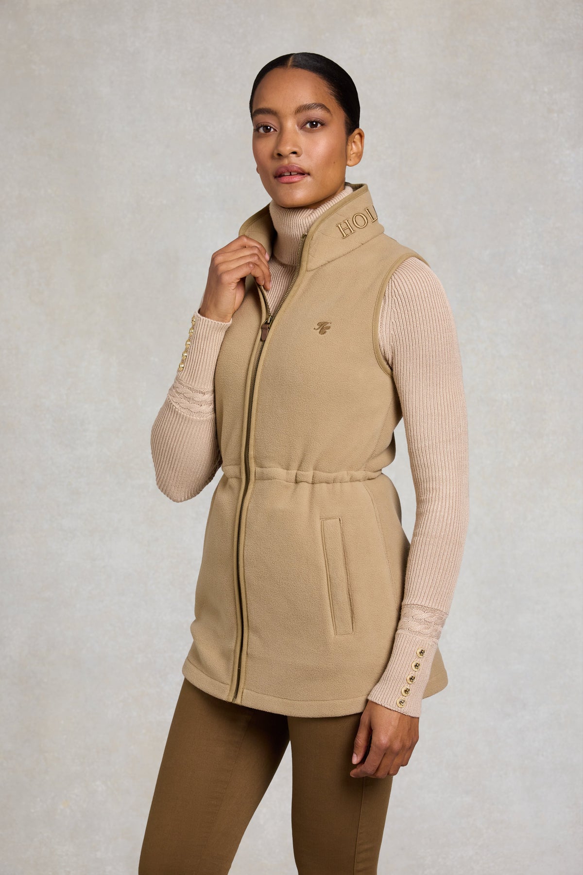 Country Longline Fleece Gilet