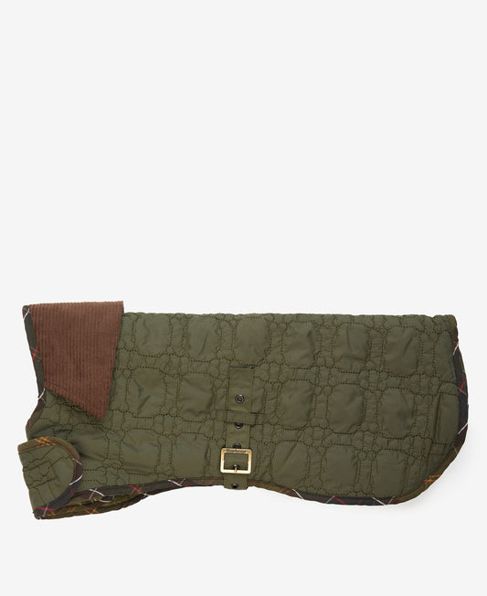 Dog Bone Quilted Dog Coat