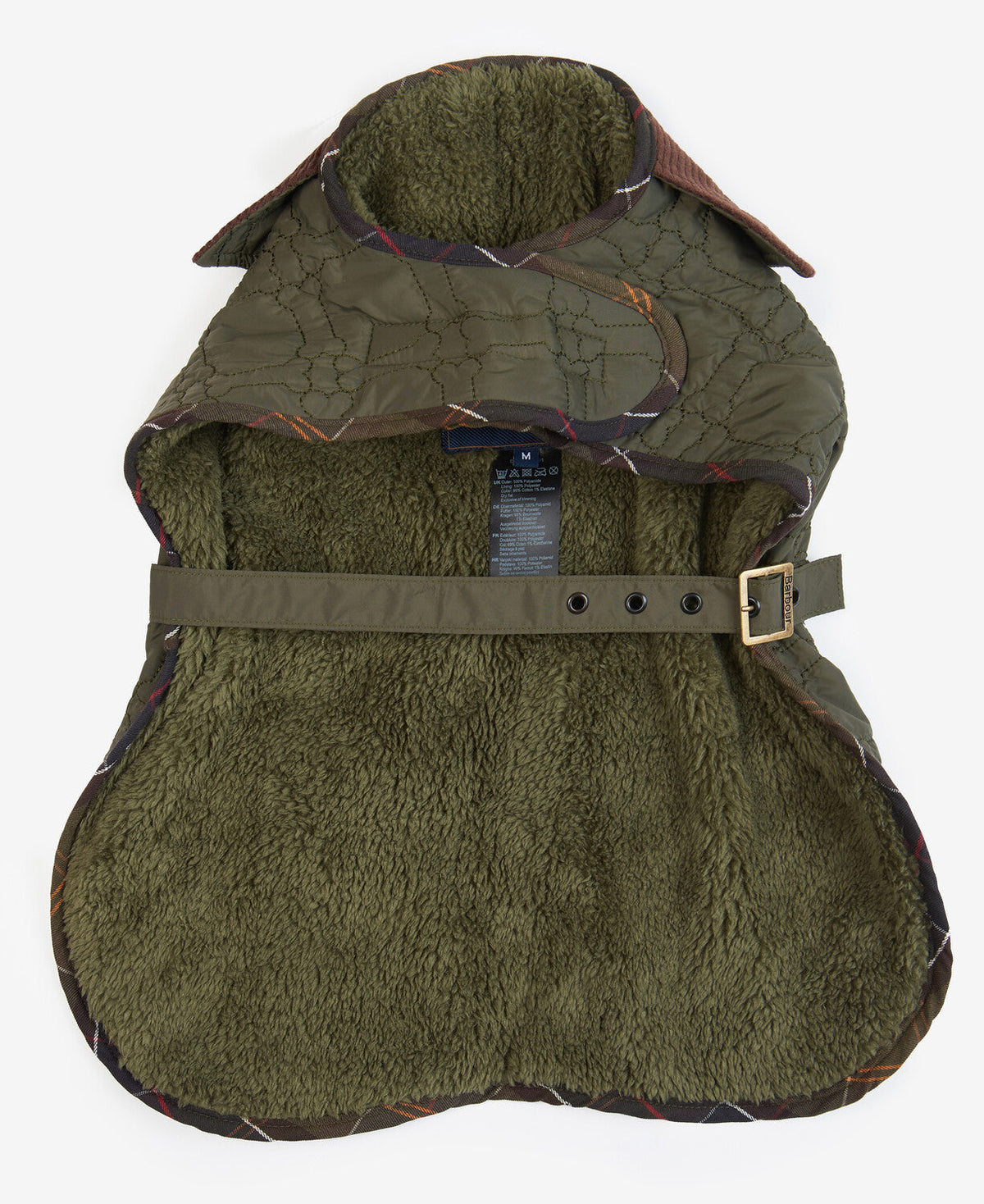 Dog Bone Quilted Dog Coat