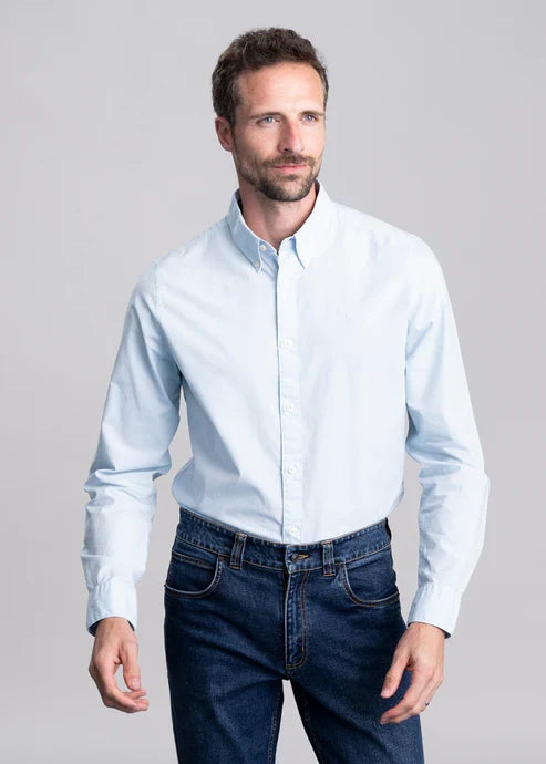 Barbour Garment Dyed Poplin Tailored Fit Shirt