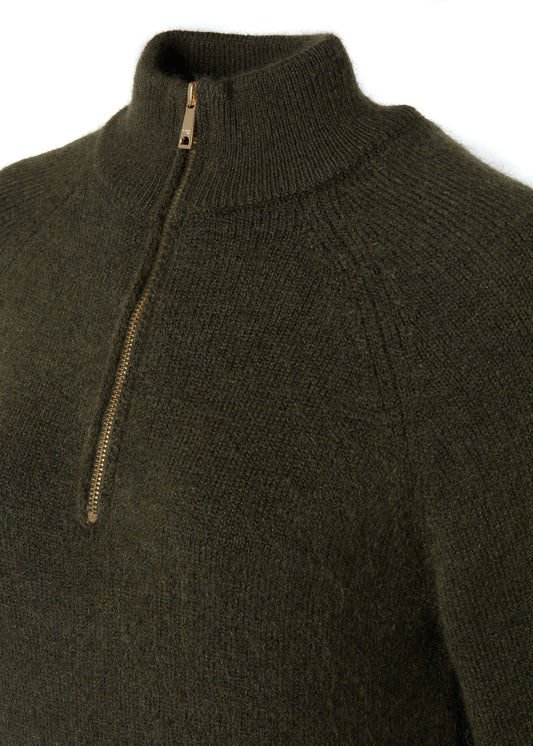 Tori Half Zip Knit