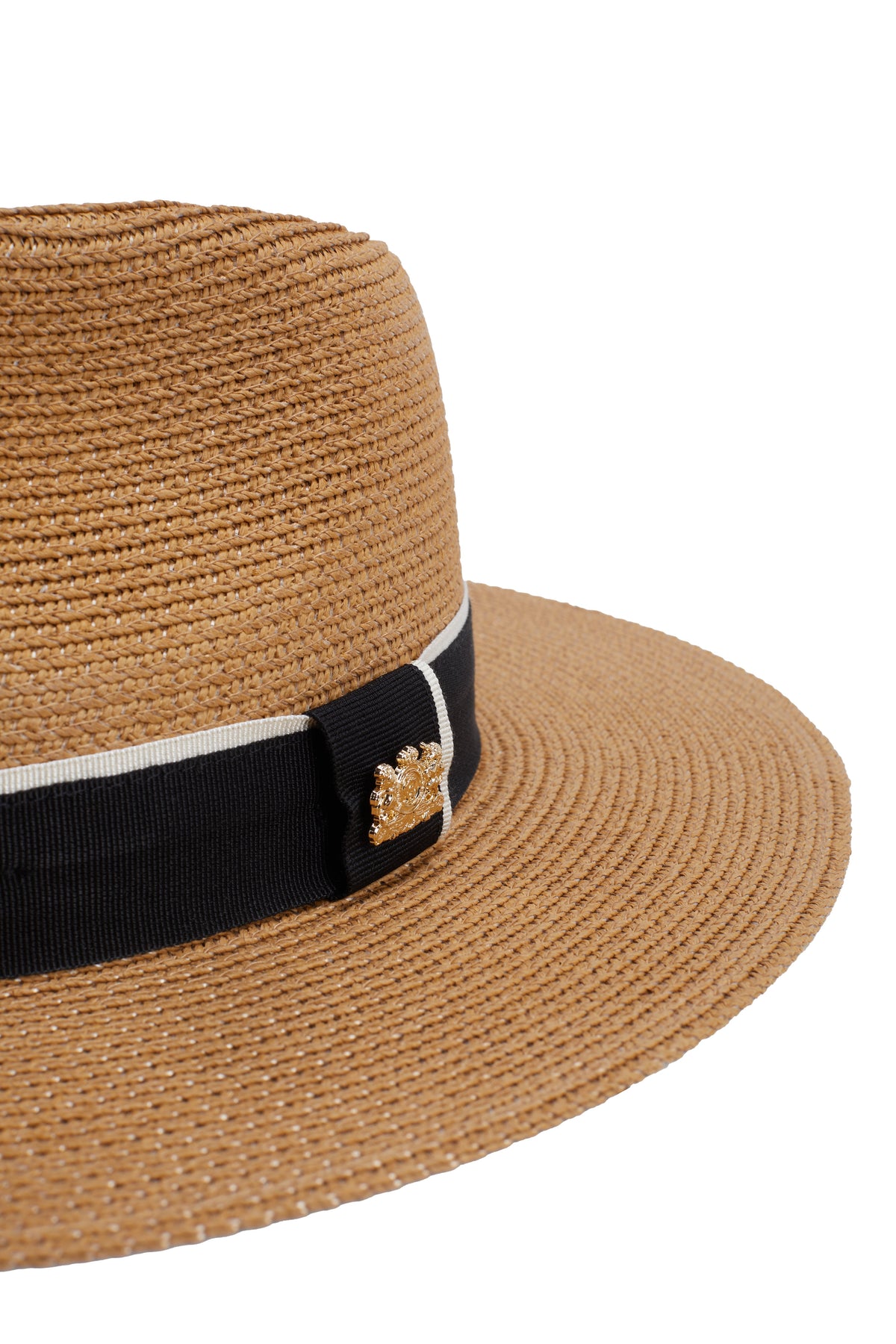 Francesca Hat - Camel Black