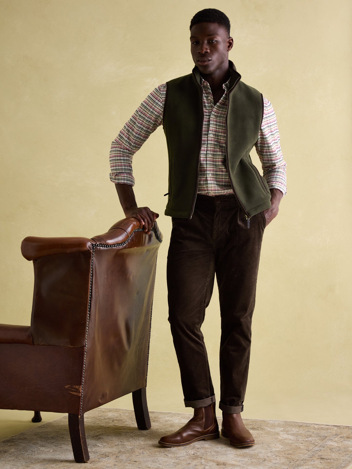 Greenfield Full Zip Fleece Gilet
