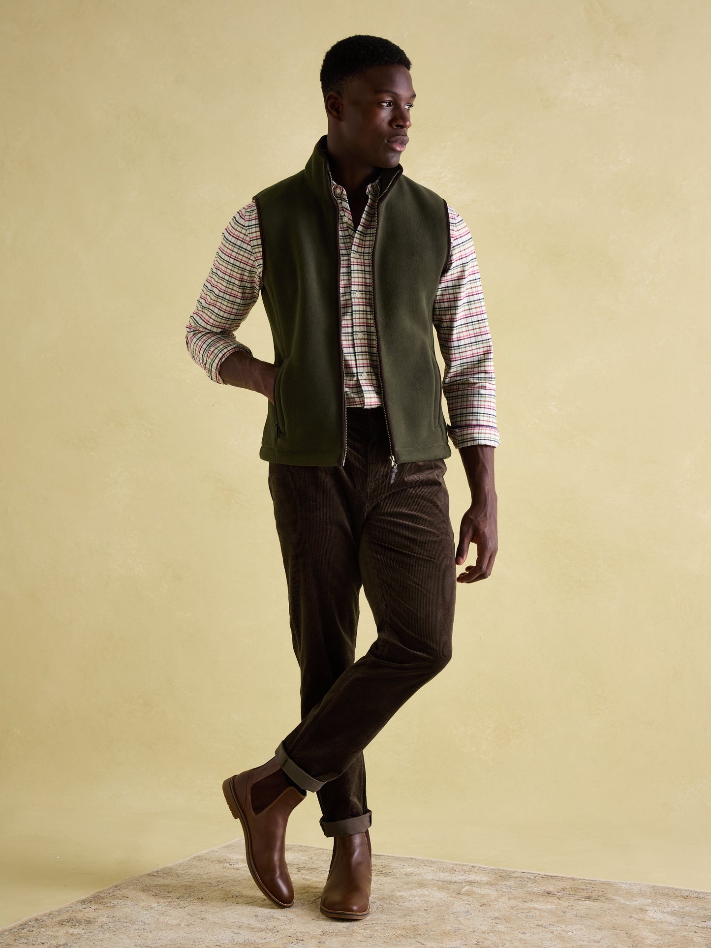Greenfield Full Zip Fleece Gilet