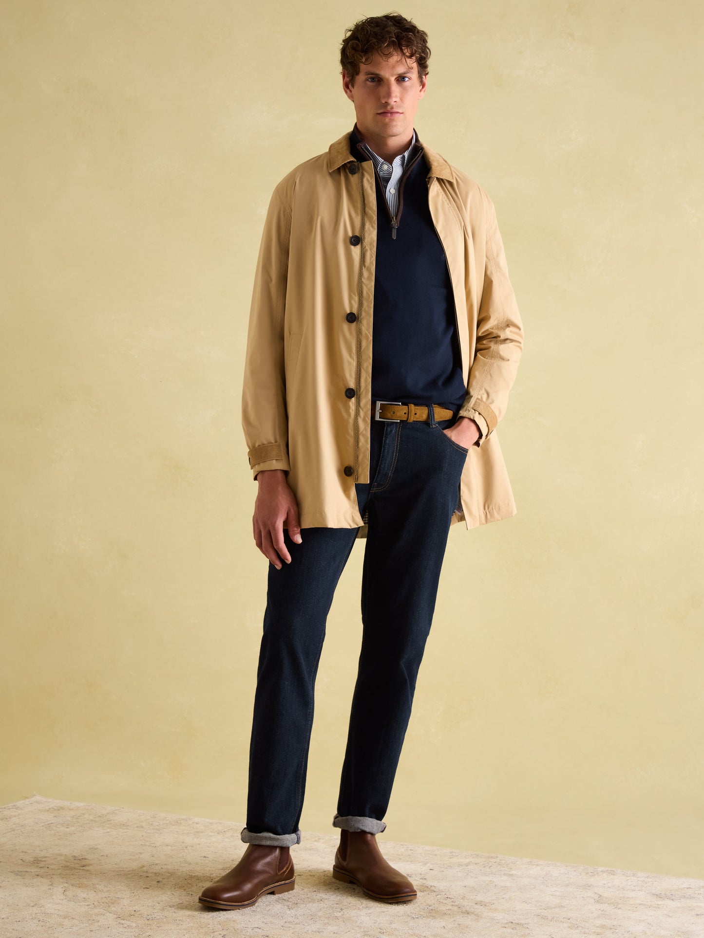 Hillside Quarter Zip Knit Jumper