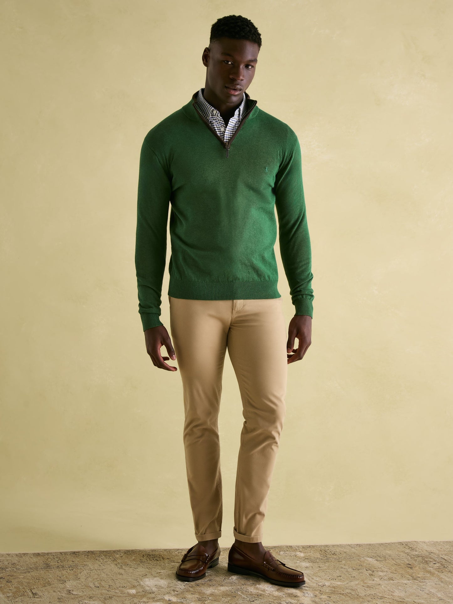 Hillside Quarter Zip Knit Jumper