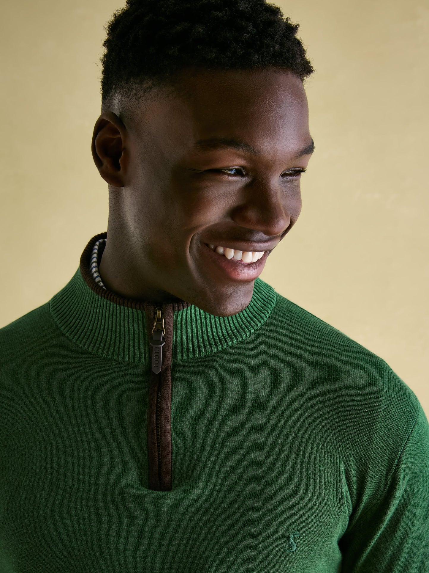 Hillside Quarter Zip Knit Jumper
