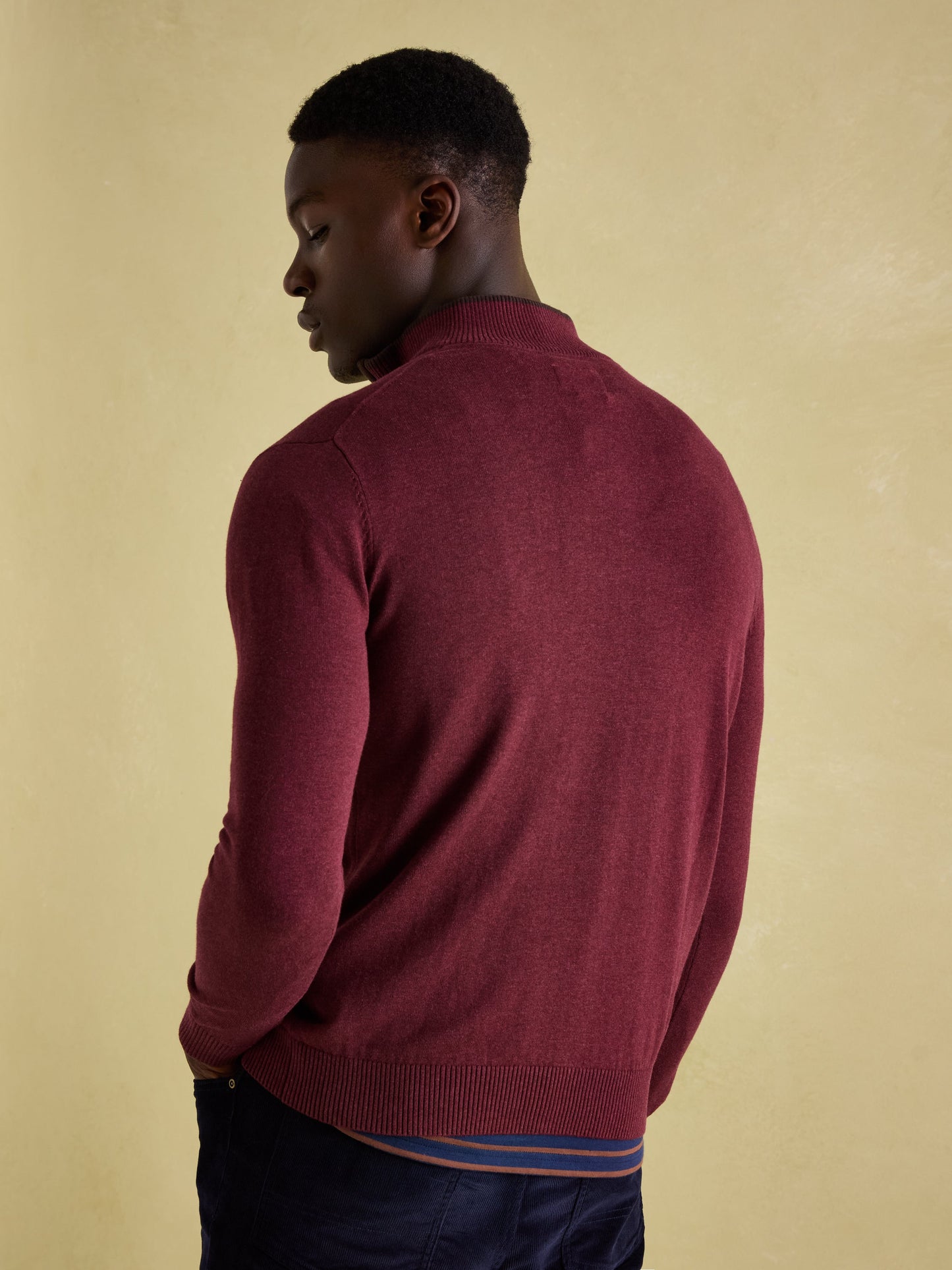 Hillside Quarter Zip Knit Jumper