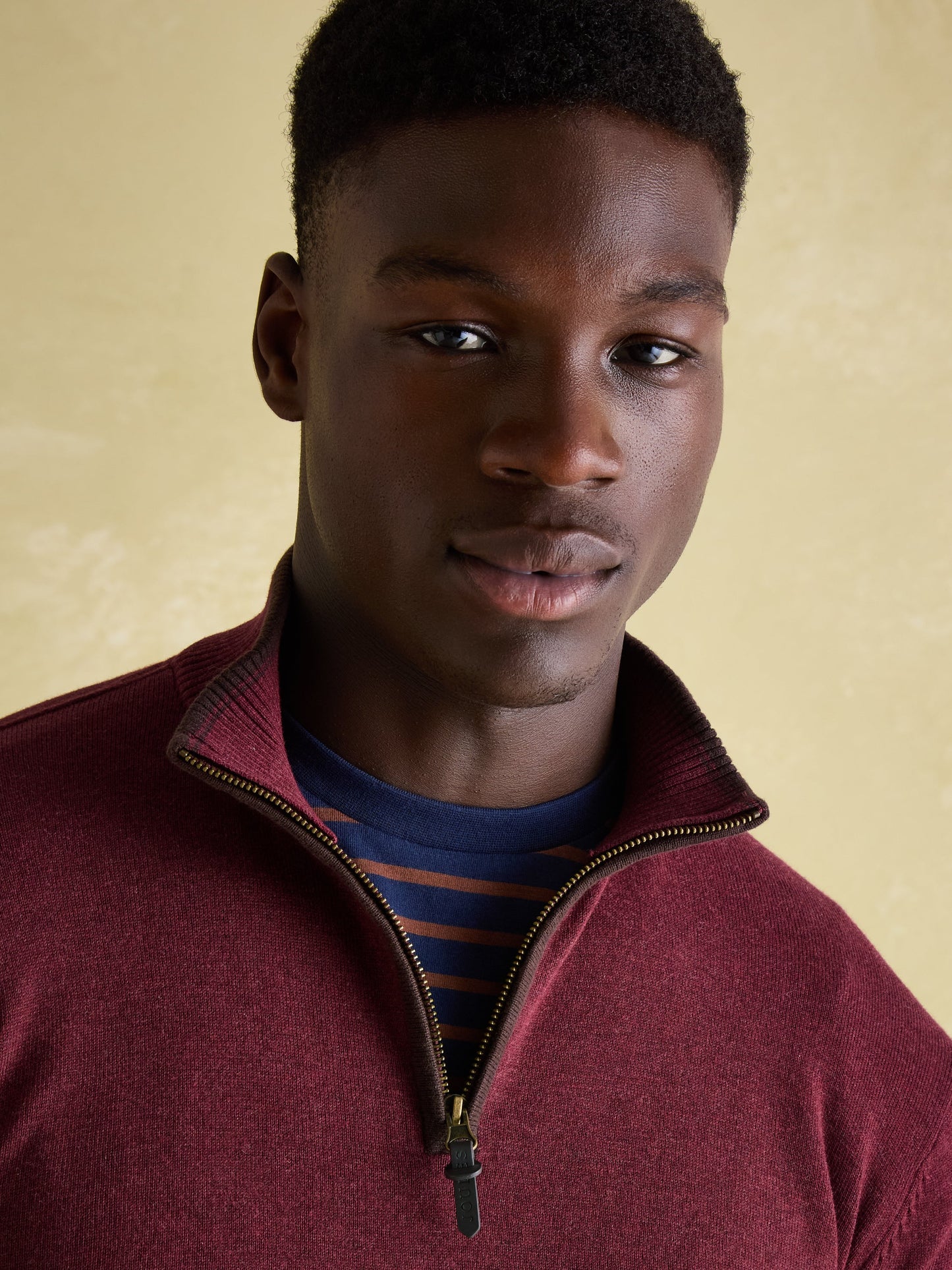 Hillside Quarter Zip Knit Jumper