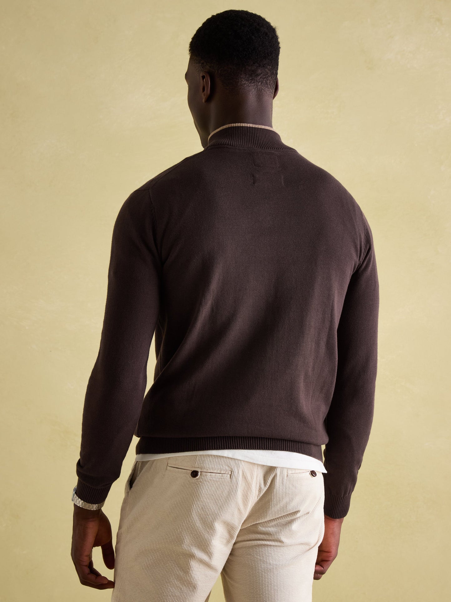 Hillside Quarter Zip Knit Jumper