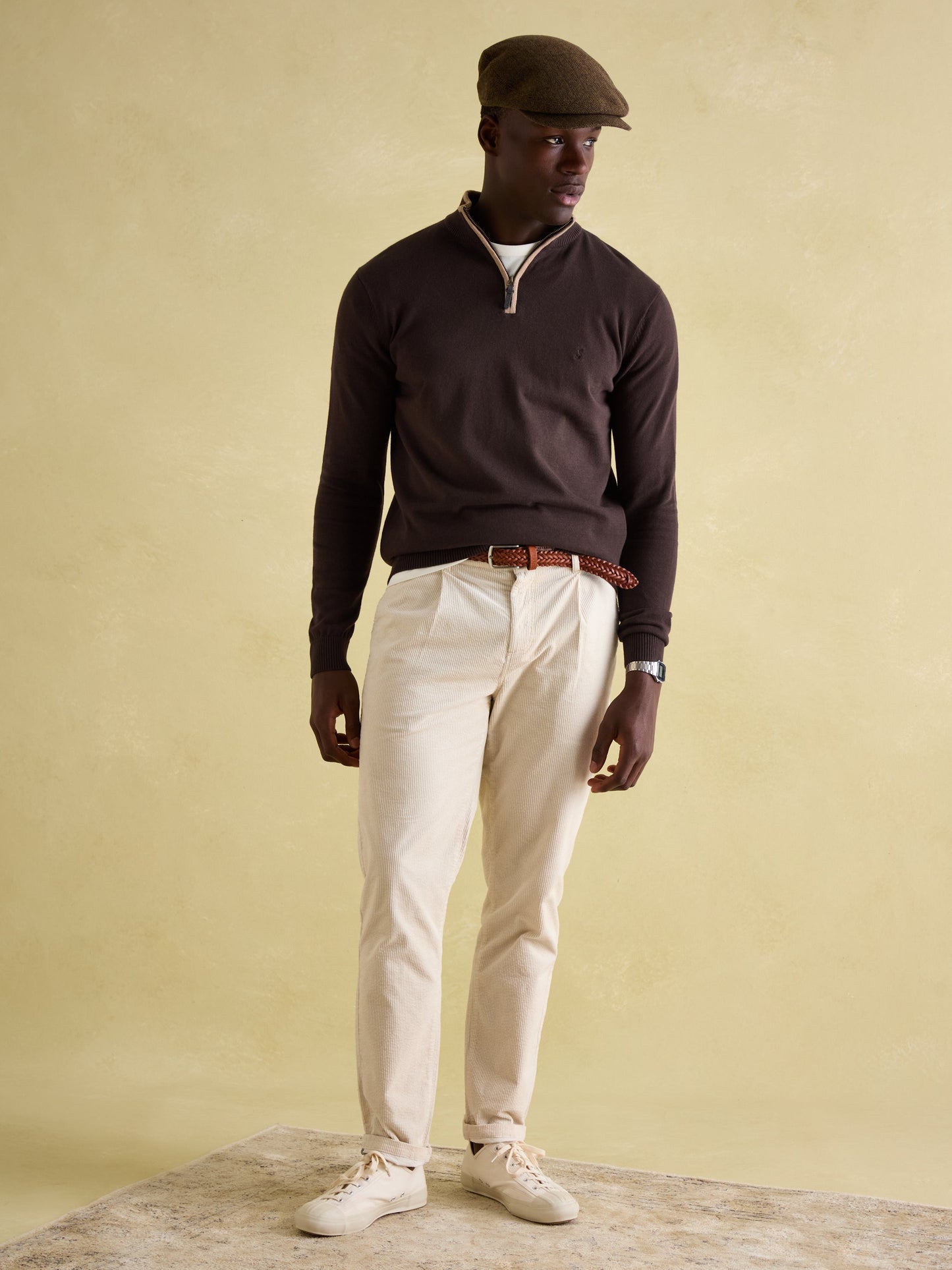 Hillside Quarter Zip Knit Jumper