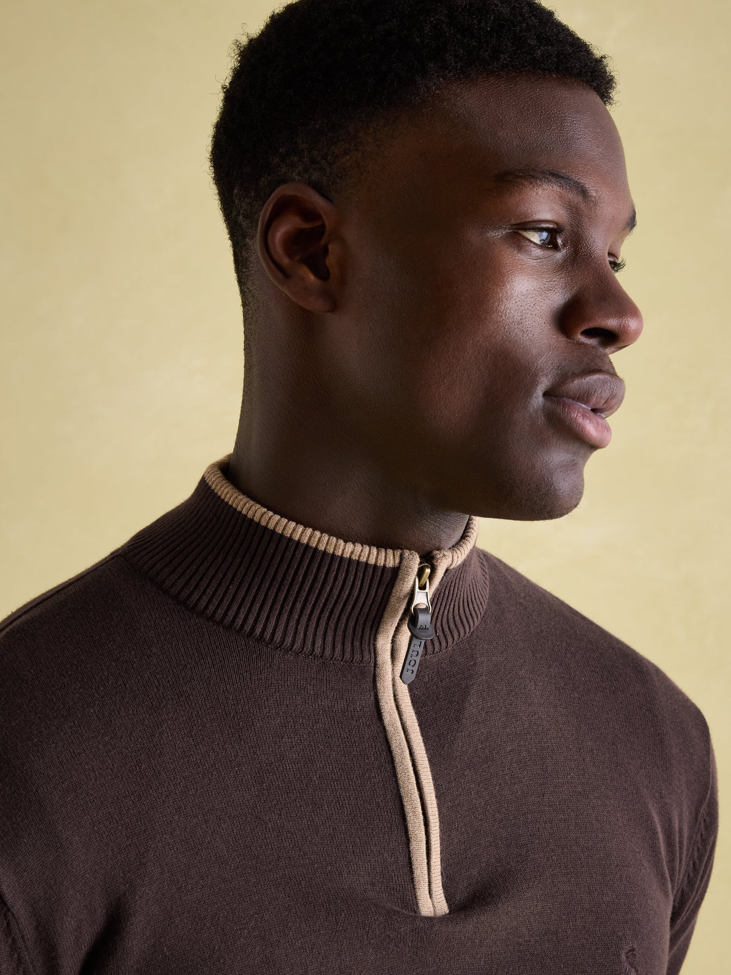 Hillside Quarter Zip Knit Jumper
