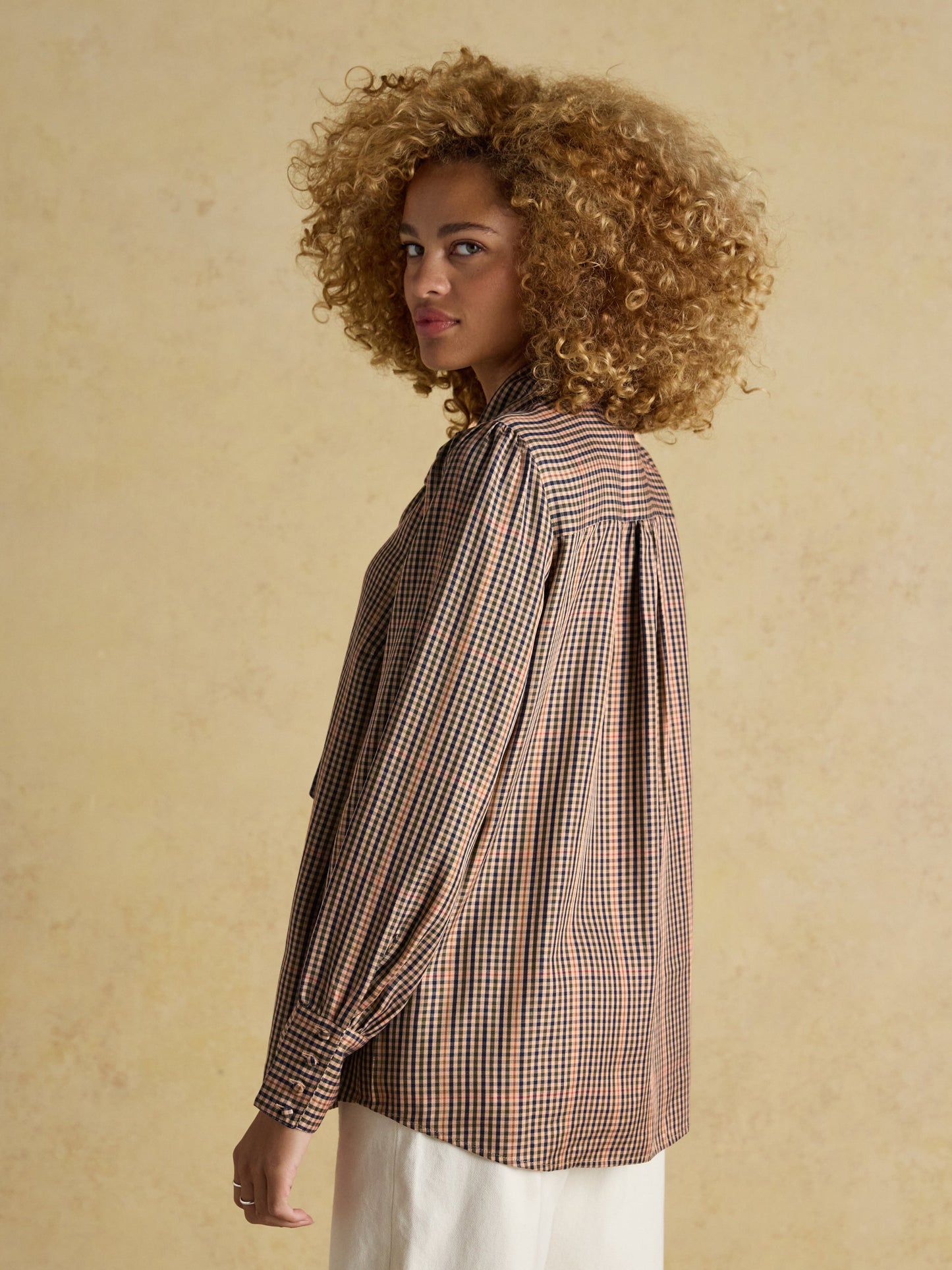 Tabby Tie Neck Blouse