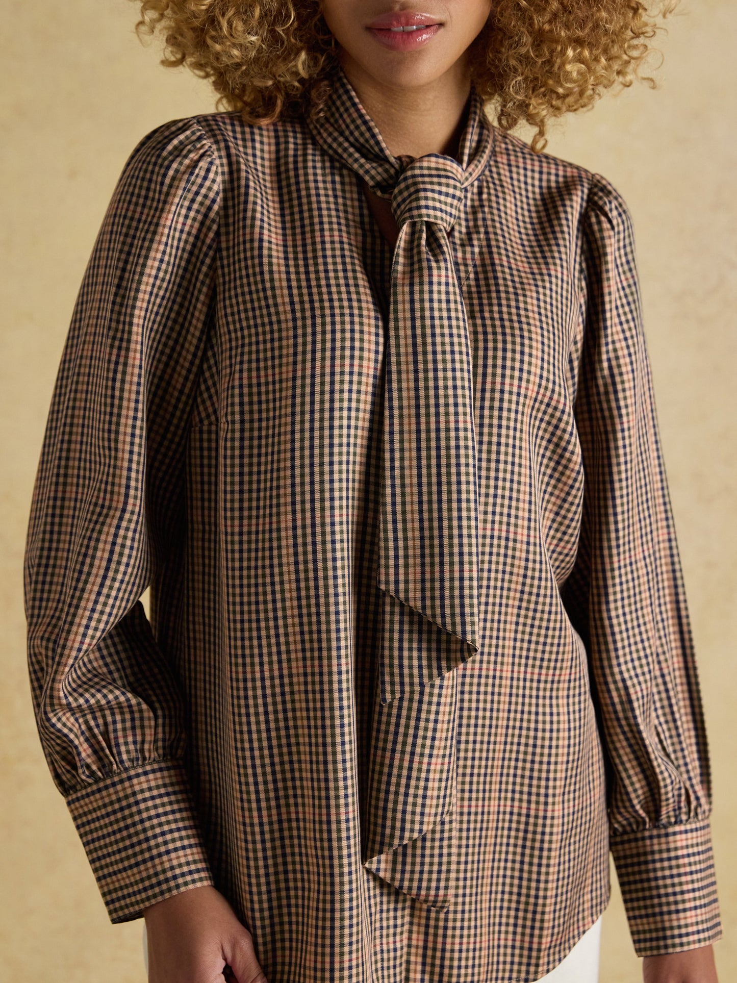 Tabby Tie Neck Blouse