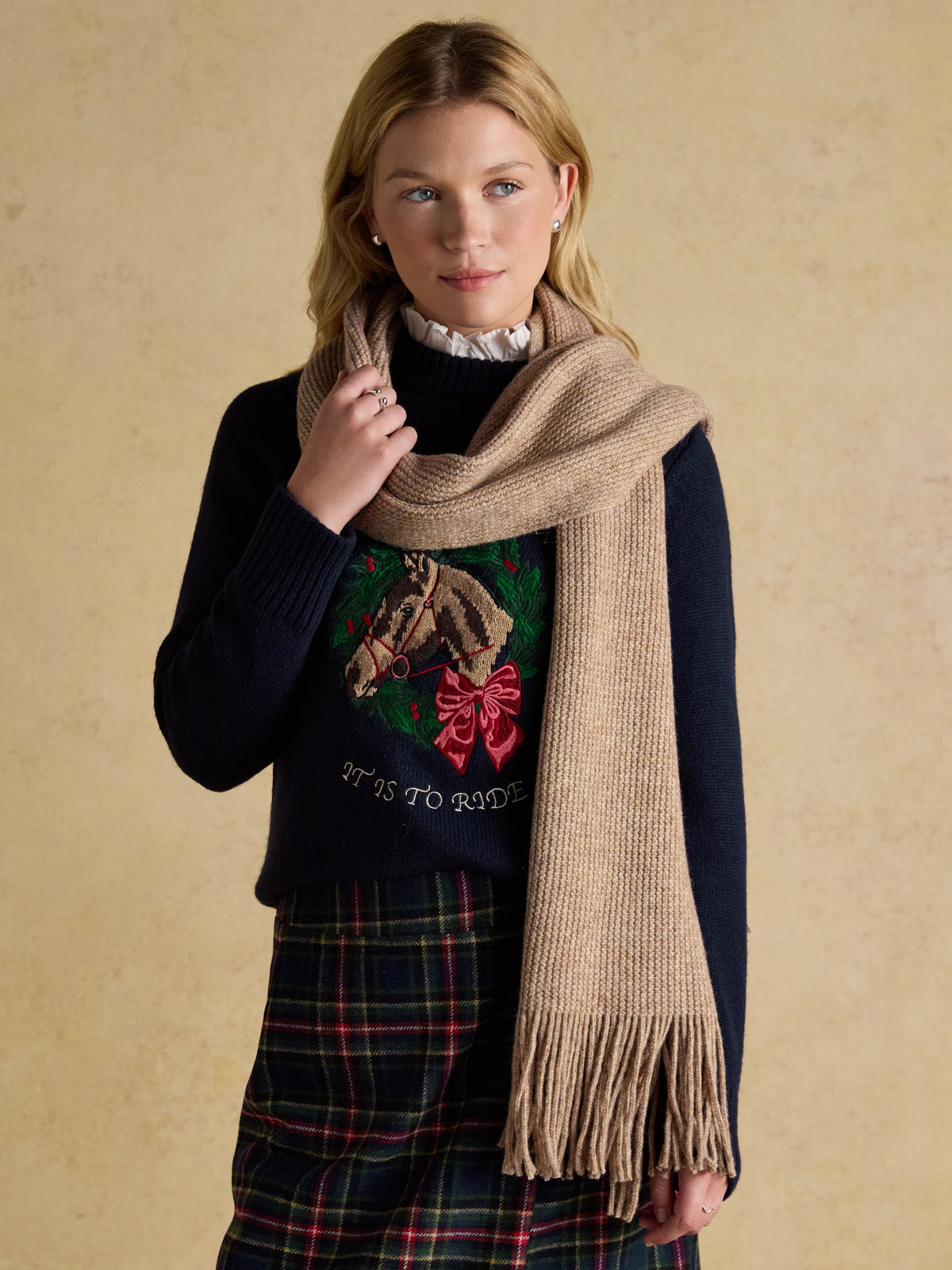 Rosa Knitted Scarf