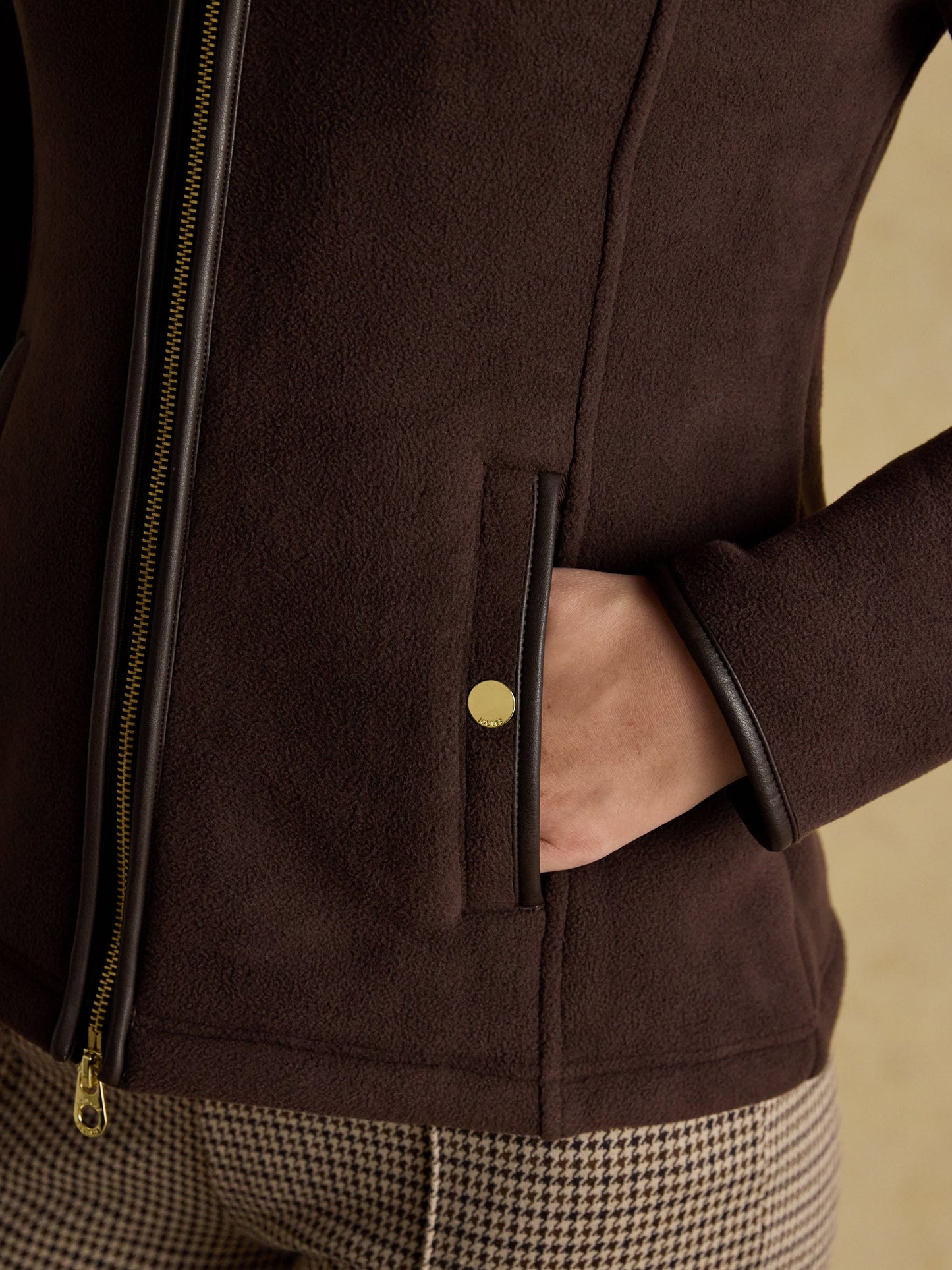 Heritage Navy Regular Zip Through Fleece