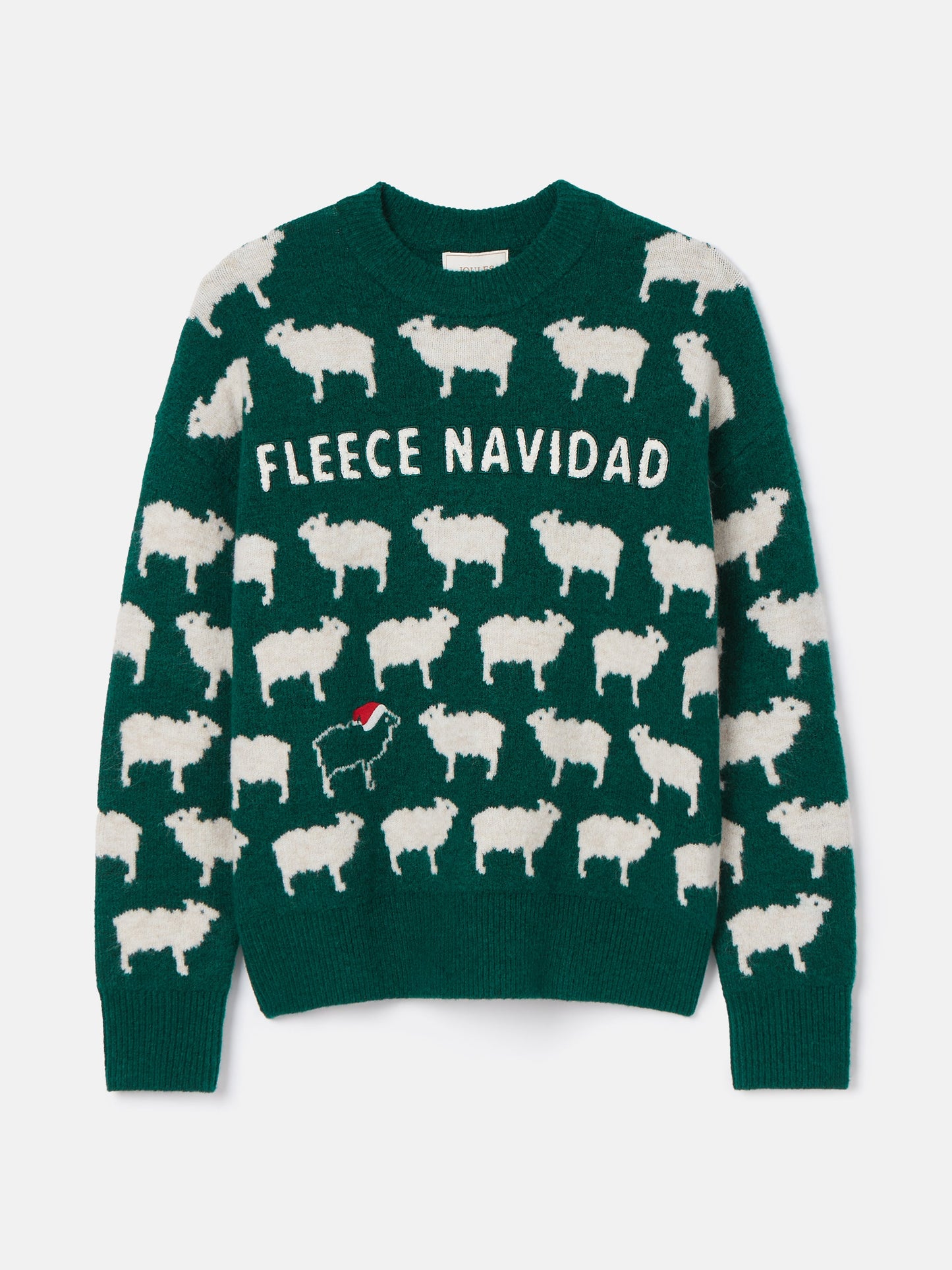 Fleece Navidad Intarsia Knitted Jumper