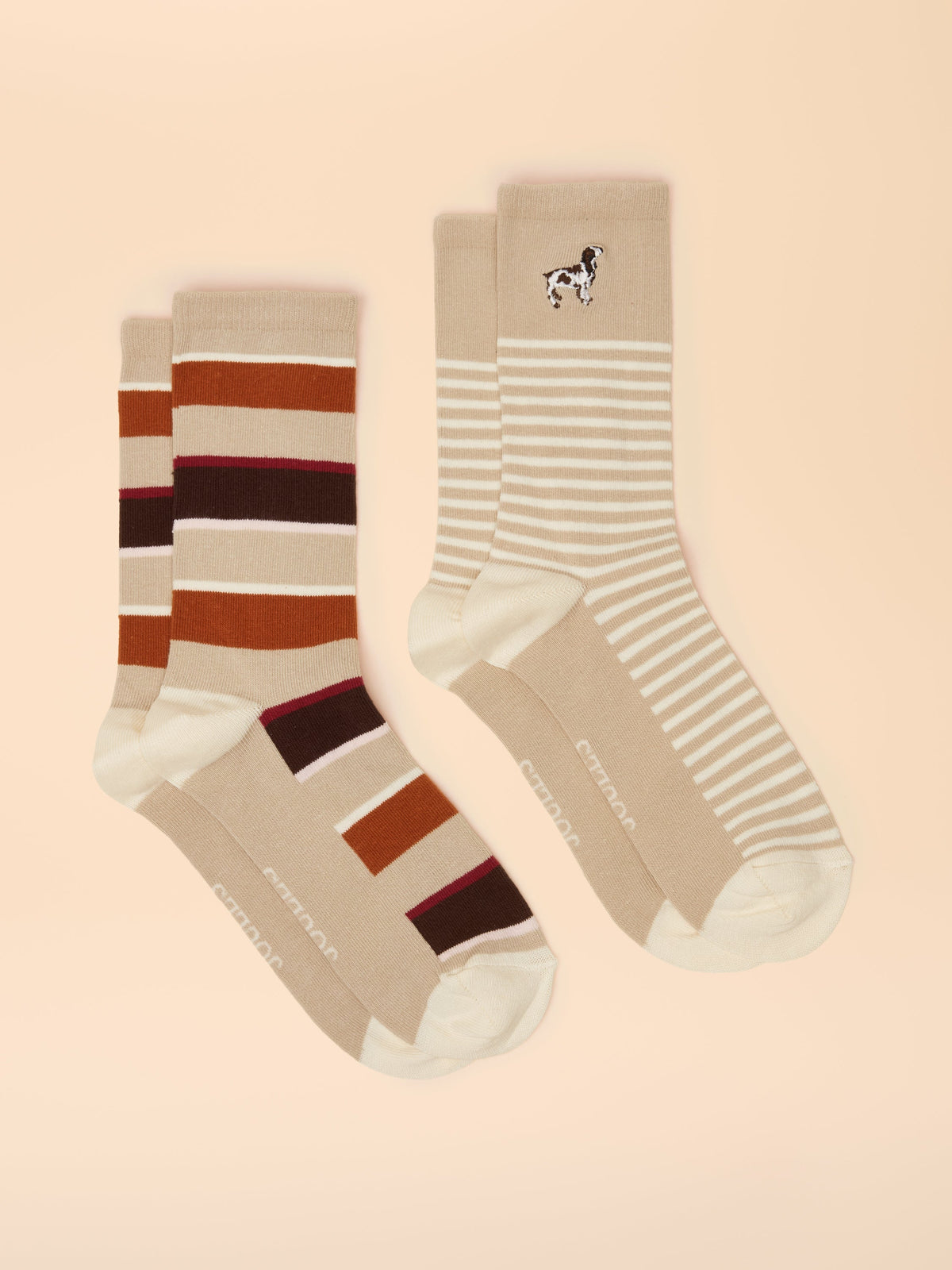 Everyday 2 Pack Cotton Blend Socks