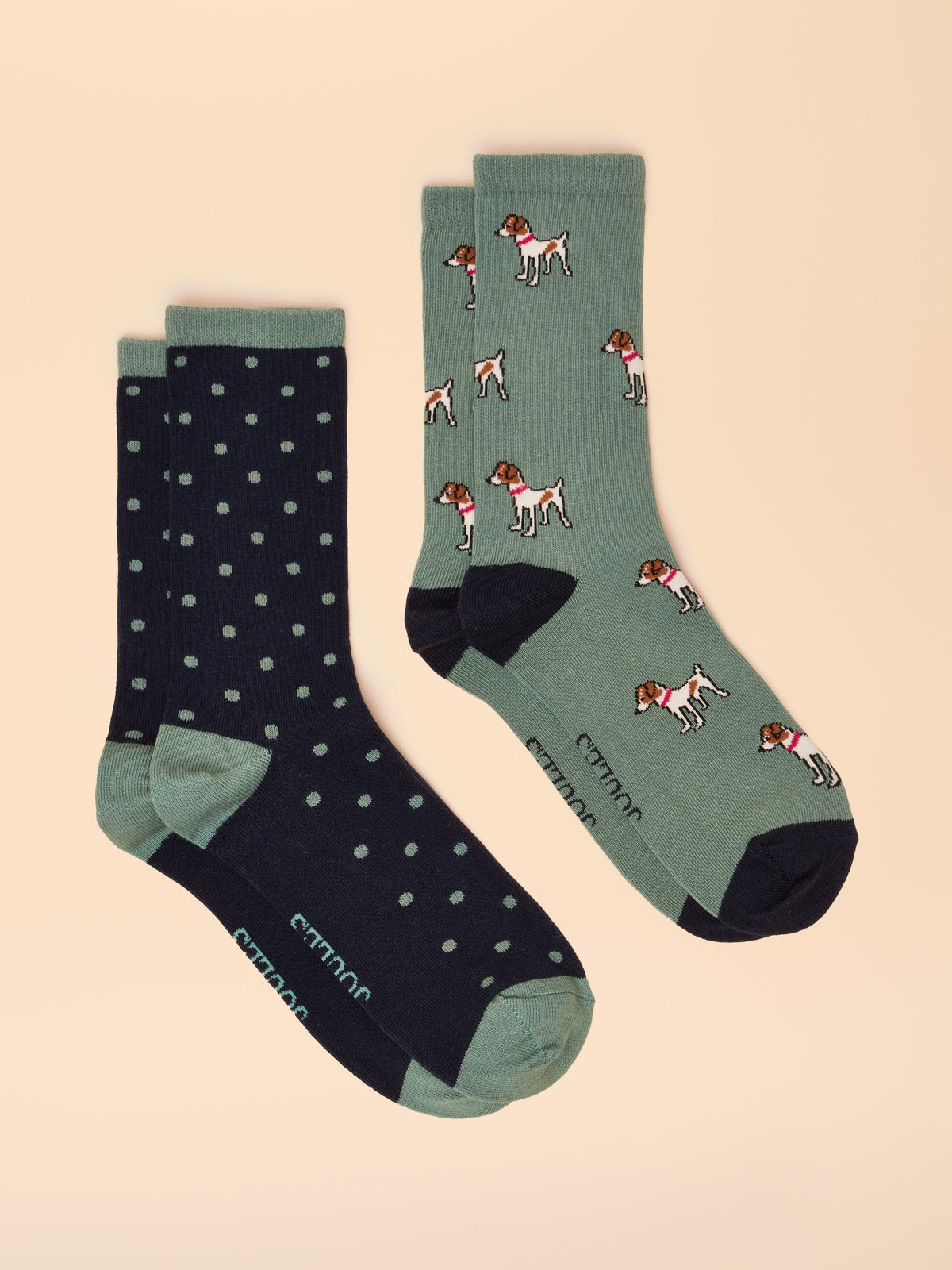 Everyday 2 Pack Cotton Blend Socks