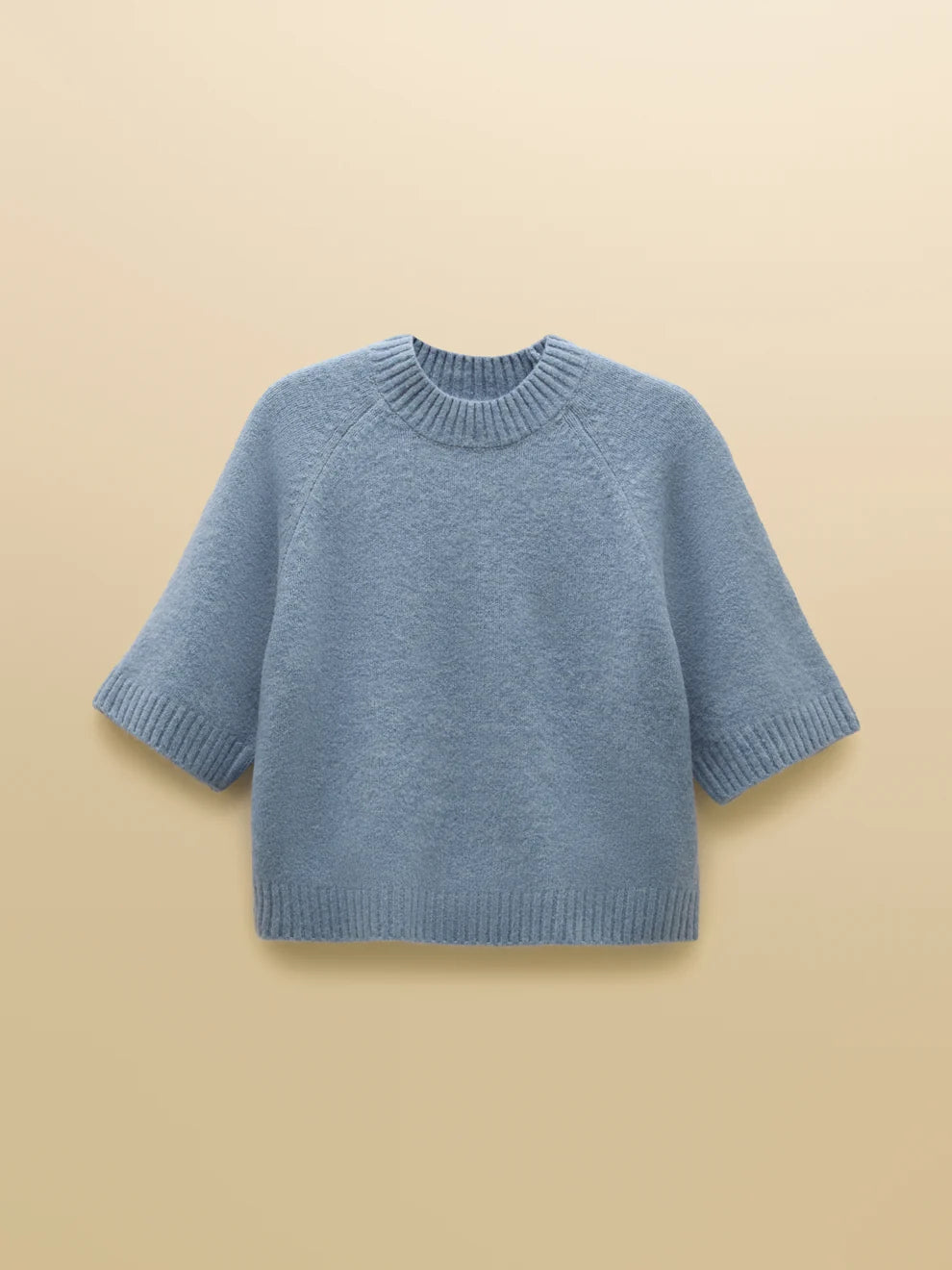 Short Sleeve Crew Knit Jumper