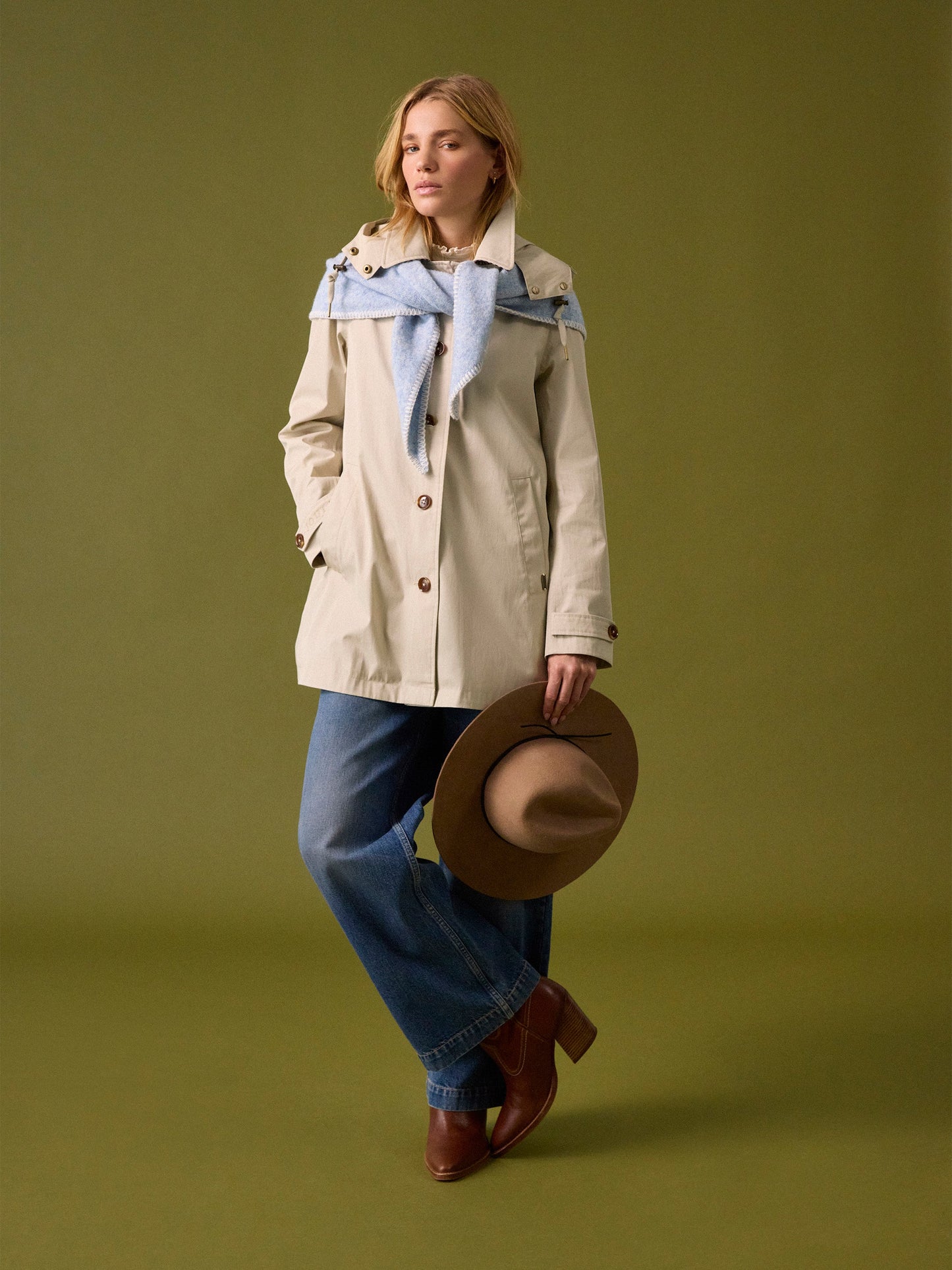 Rainmore Neutral Button Through Waterproof Raincoat