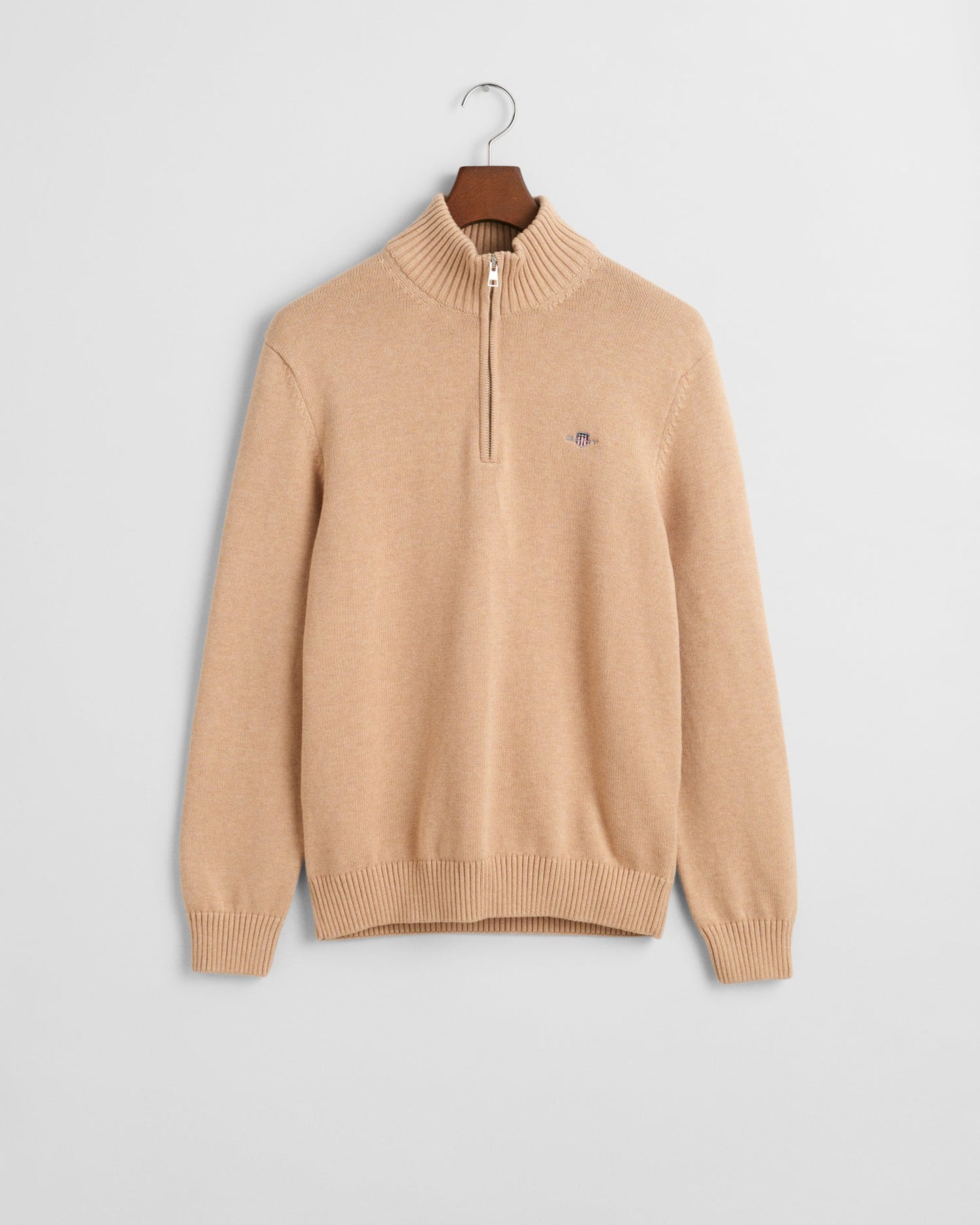 Casual Cotton Half-Zip Sweater