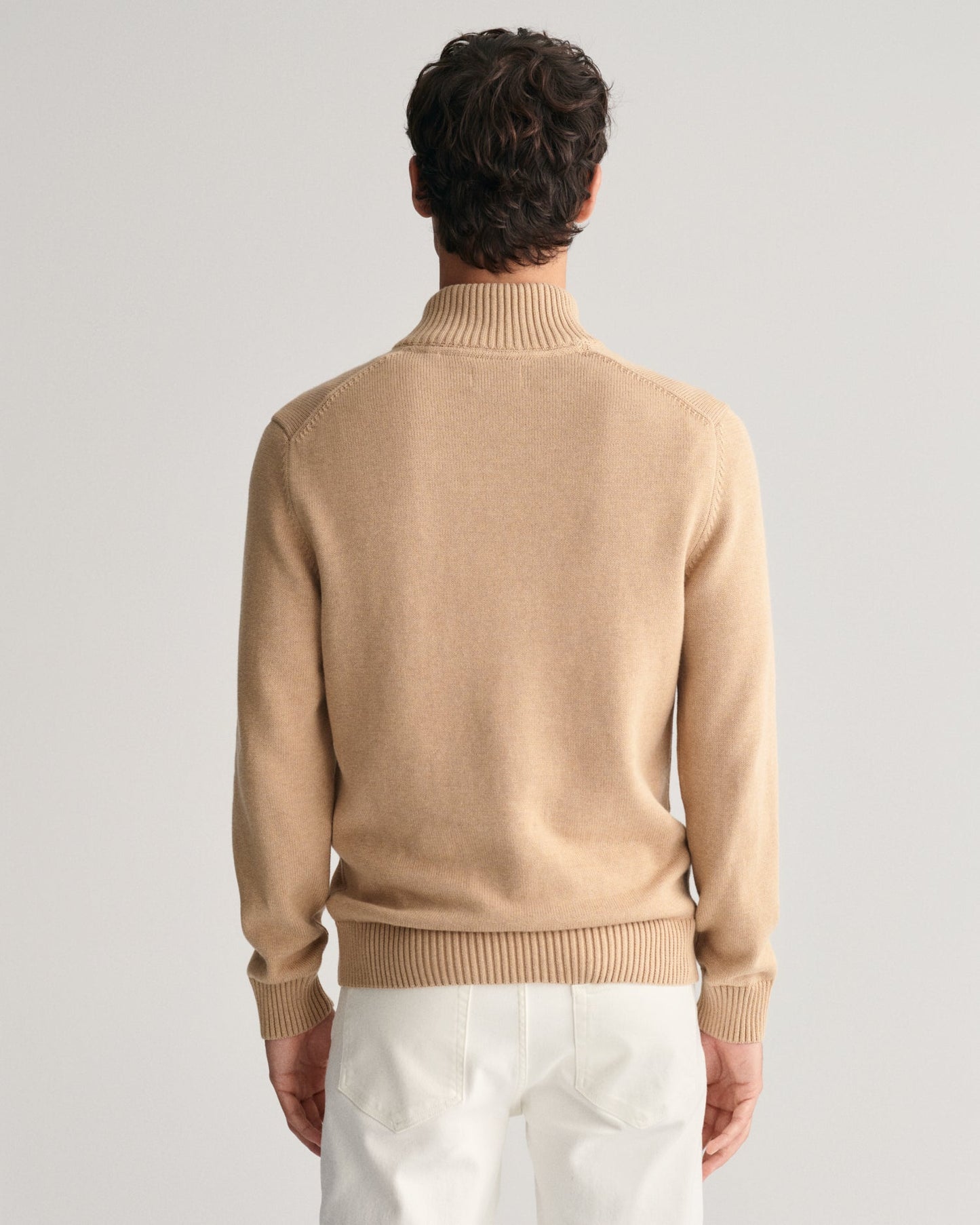 Casual Cotton Half-Zip Sweater
