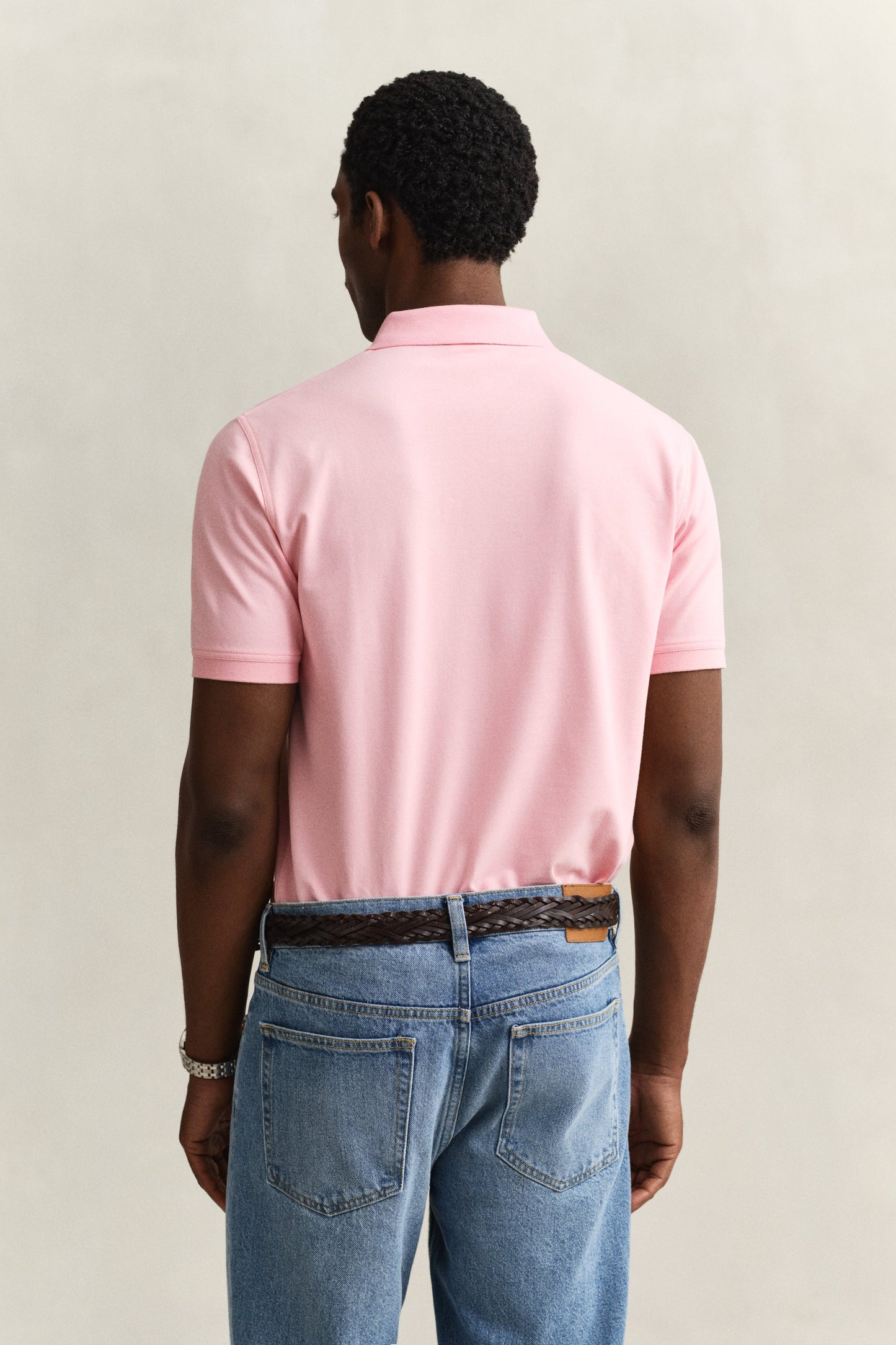 Regular Fit Contrast Pique Polo Shirt