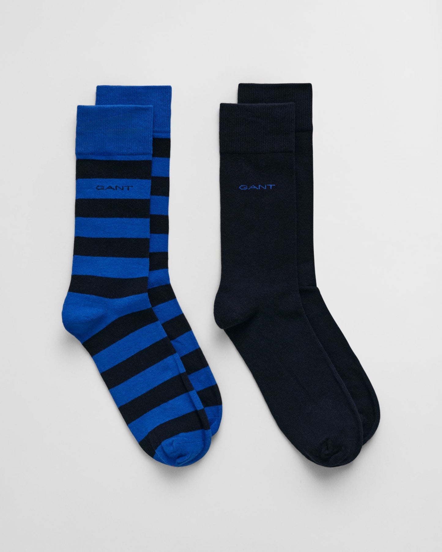 2-Pack Barstripe & Solid Socks