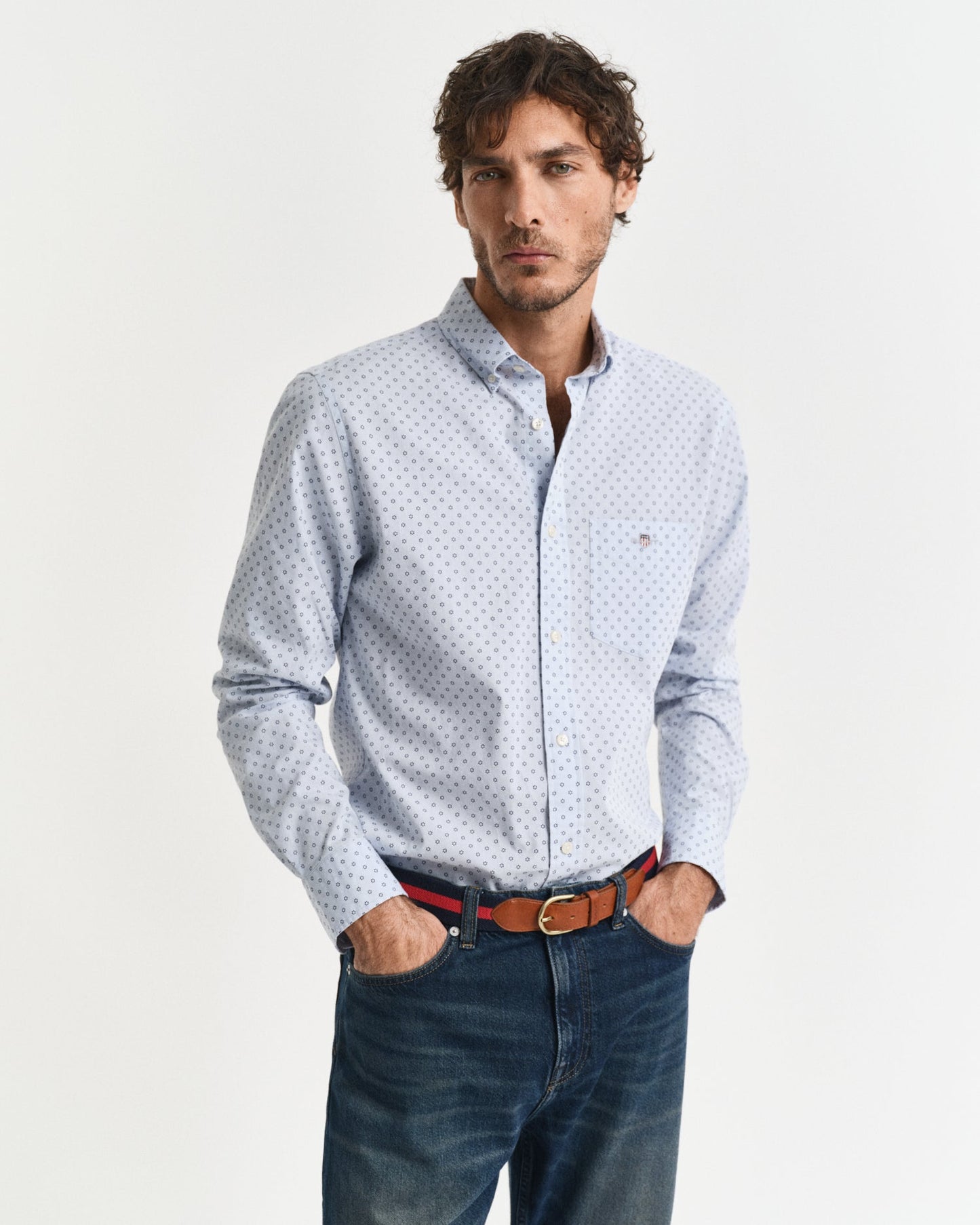 Regular Micro Print Shirt