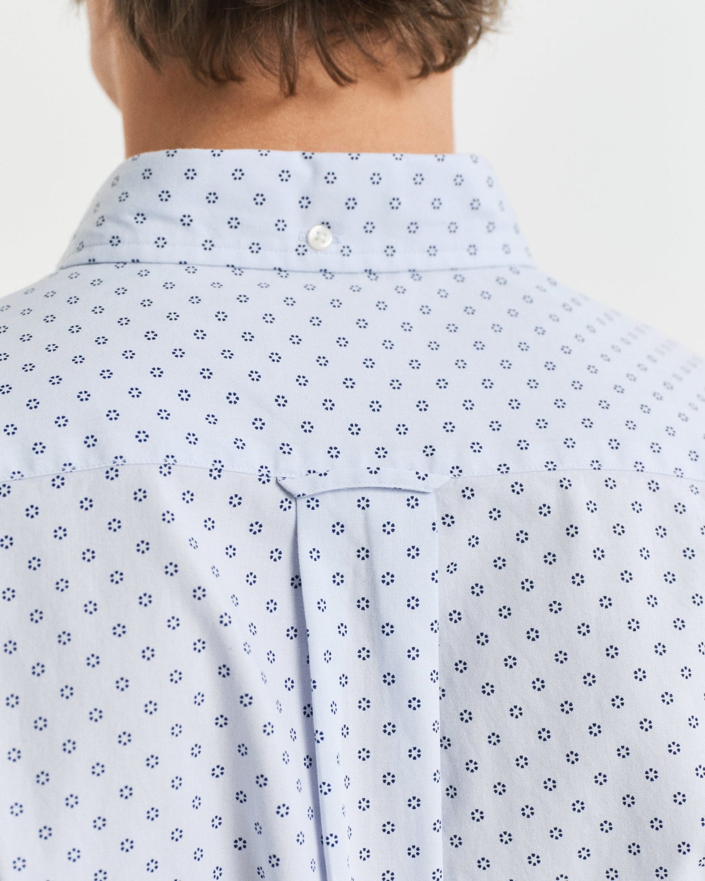 Regular Micro Print Short Sleeve Shirt