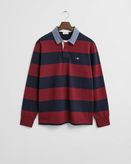 Striped Chambray Heavy Rugger